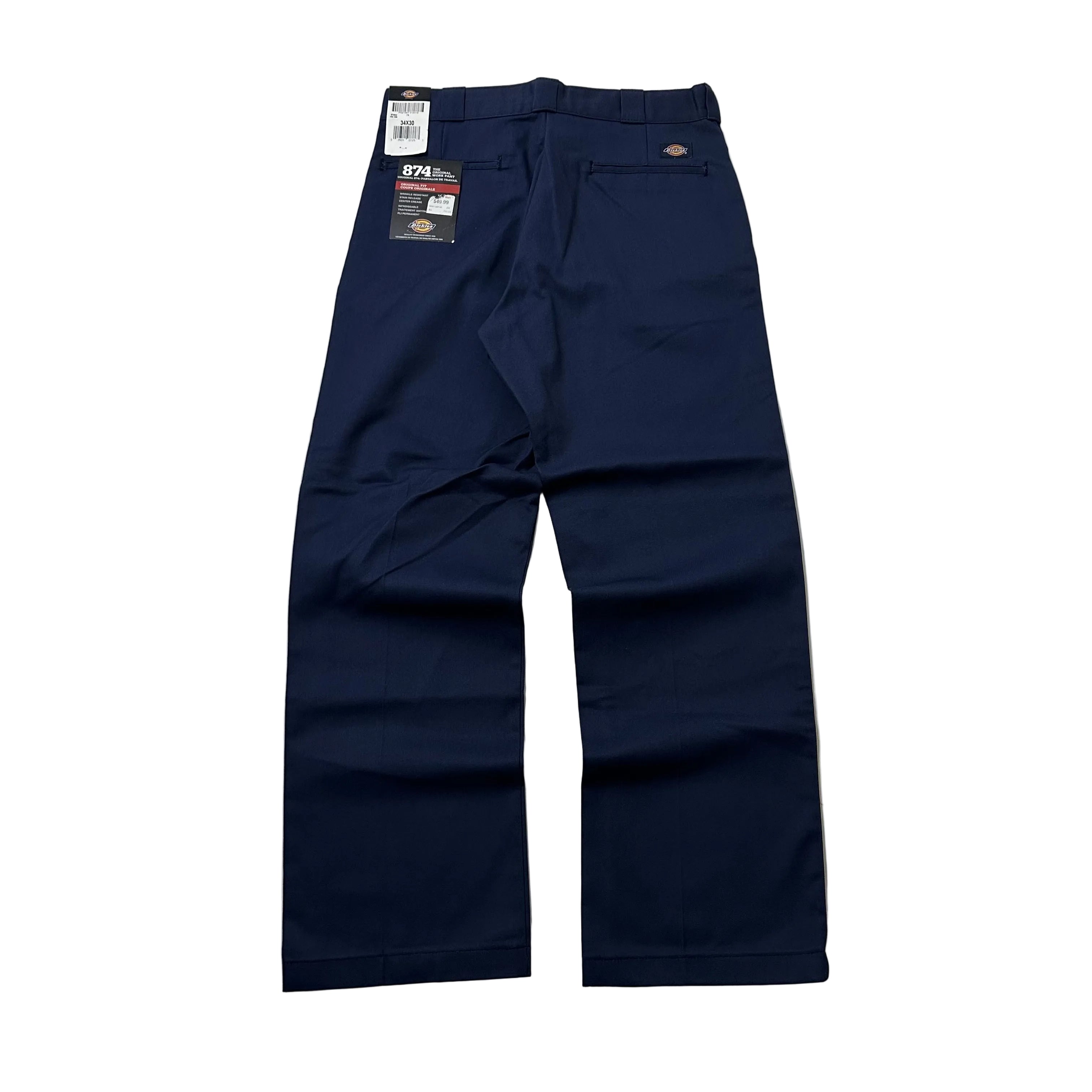 Brand New Dickies 874 Original Fit Pants Navy Size 34