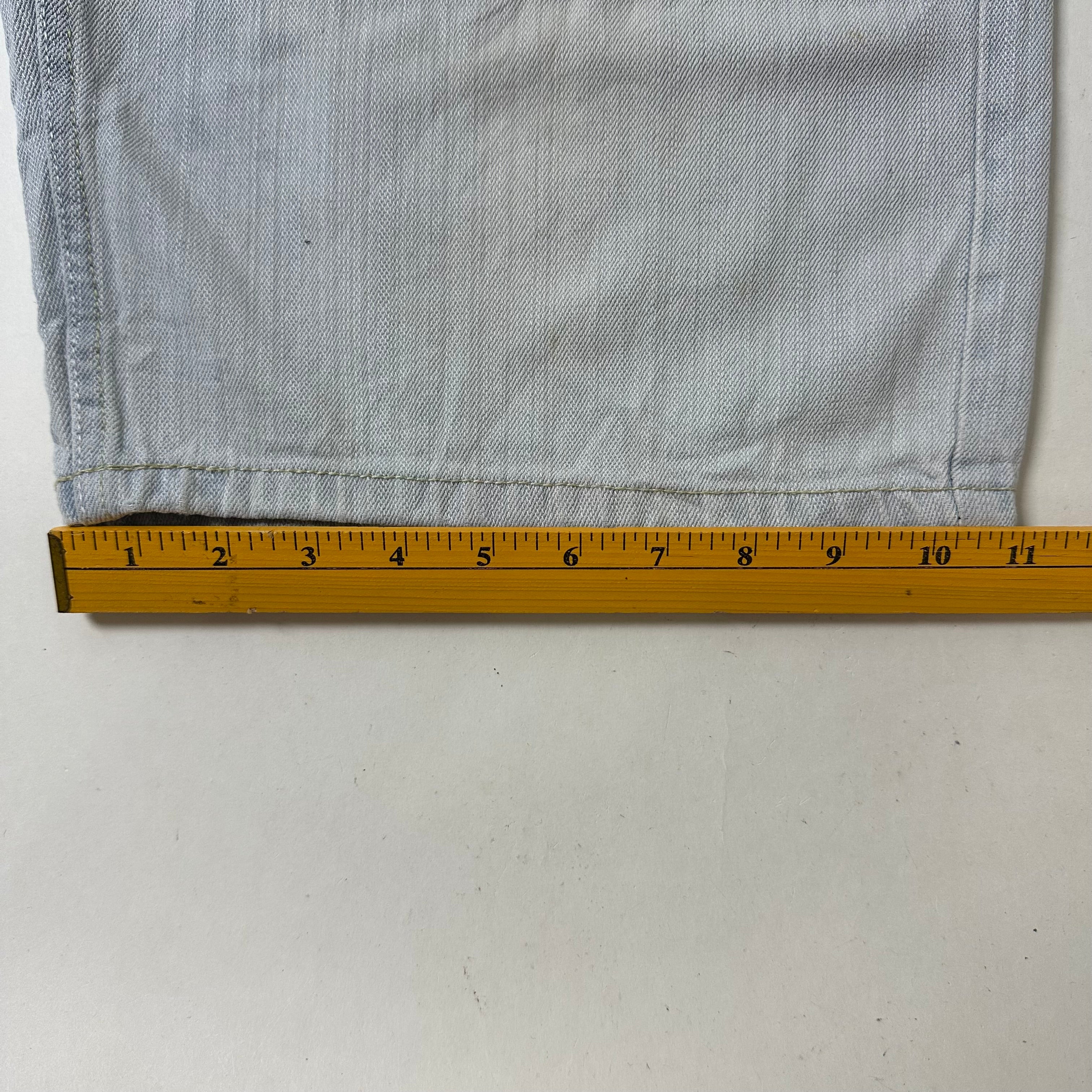 Y2K AVIREX Light Wash Jorts (Size 36)