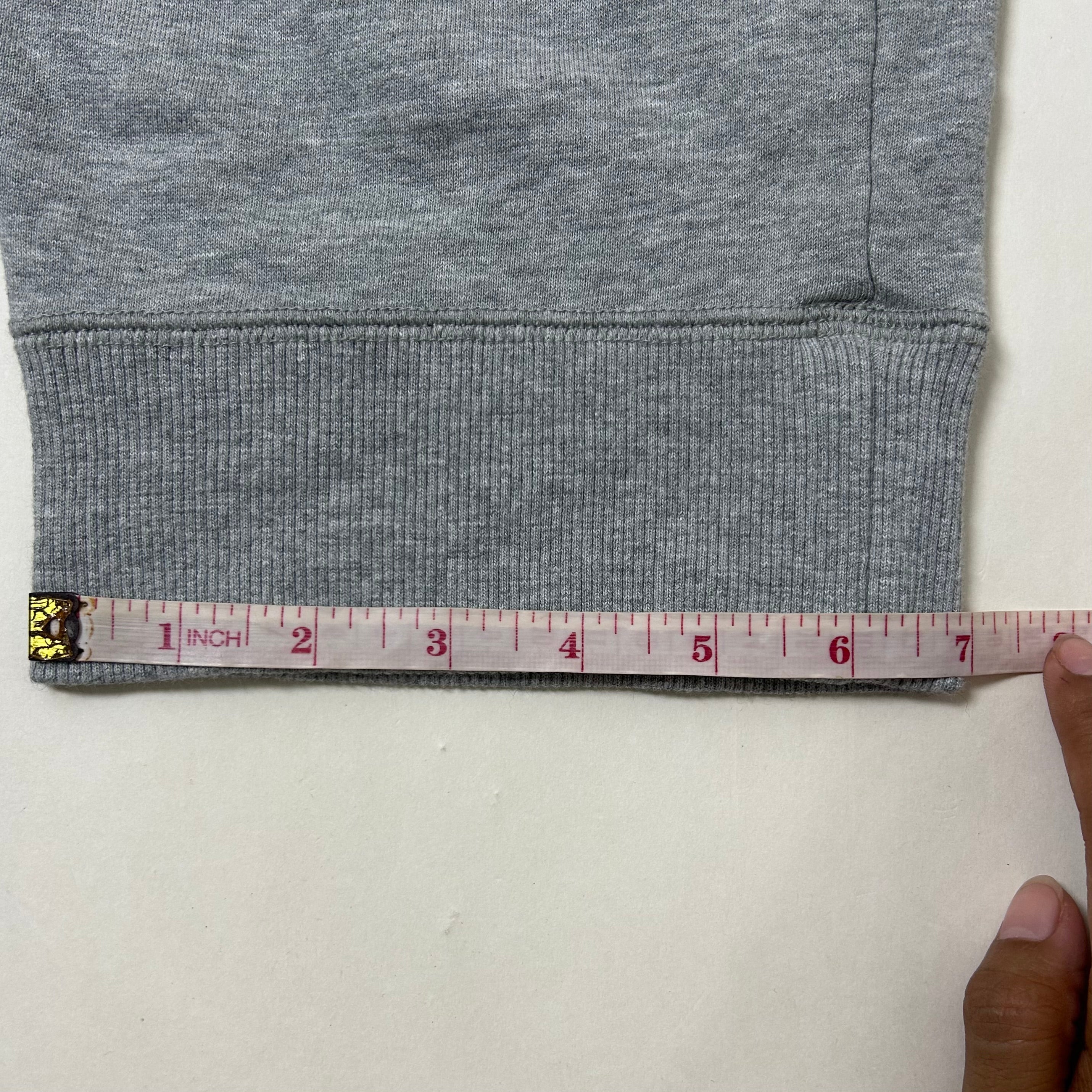 Nike Club Fleece Embroidered Swoosh Sweatpants in Gray Heather (Size 32-36)