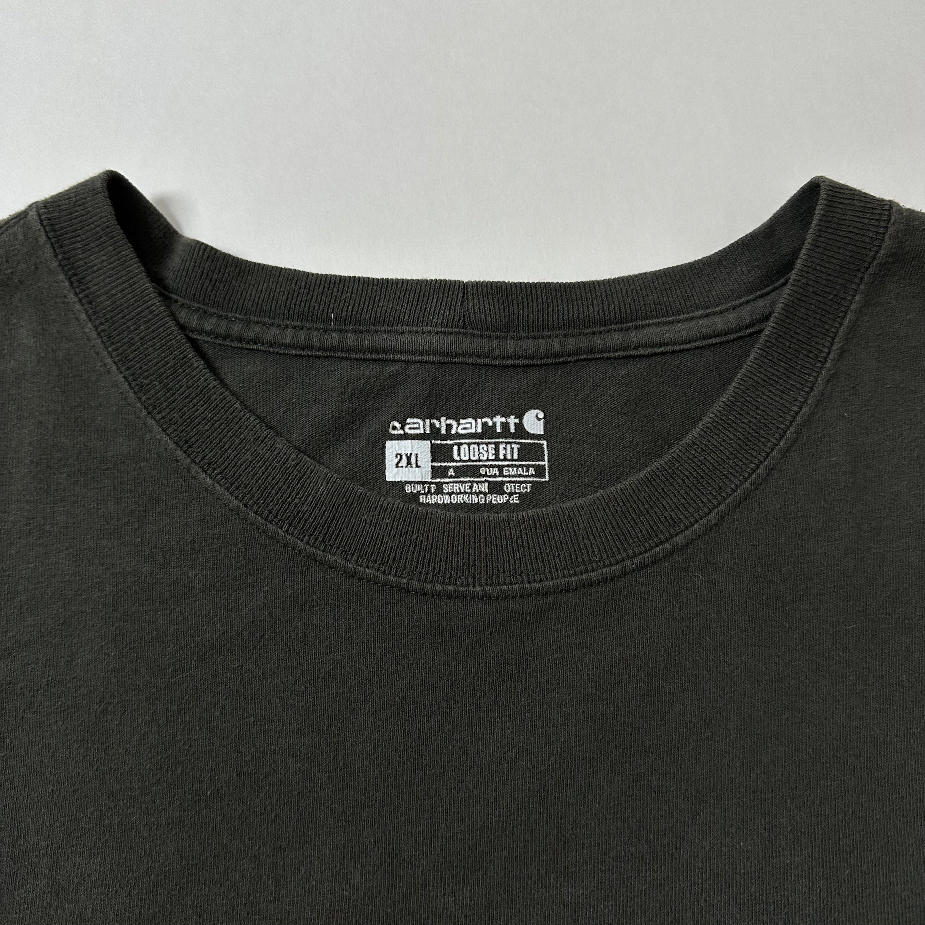 Carhartt K87 Loose Fit Pocket T-shirt in Dark Olive (Size 2XL)