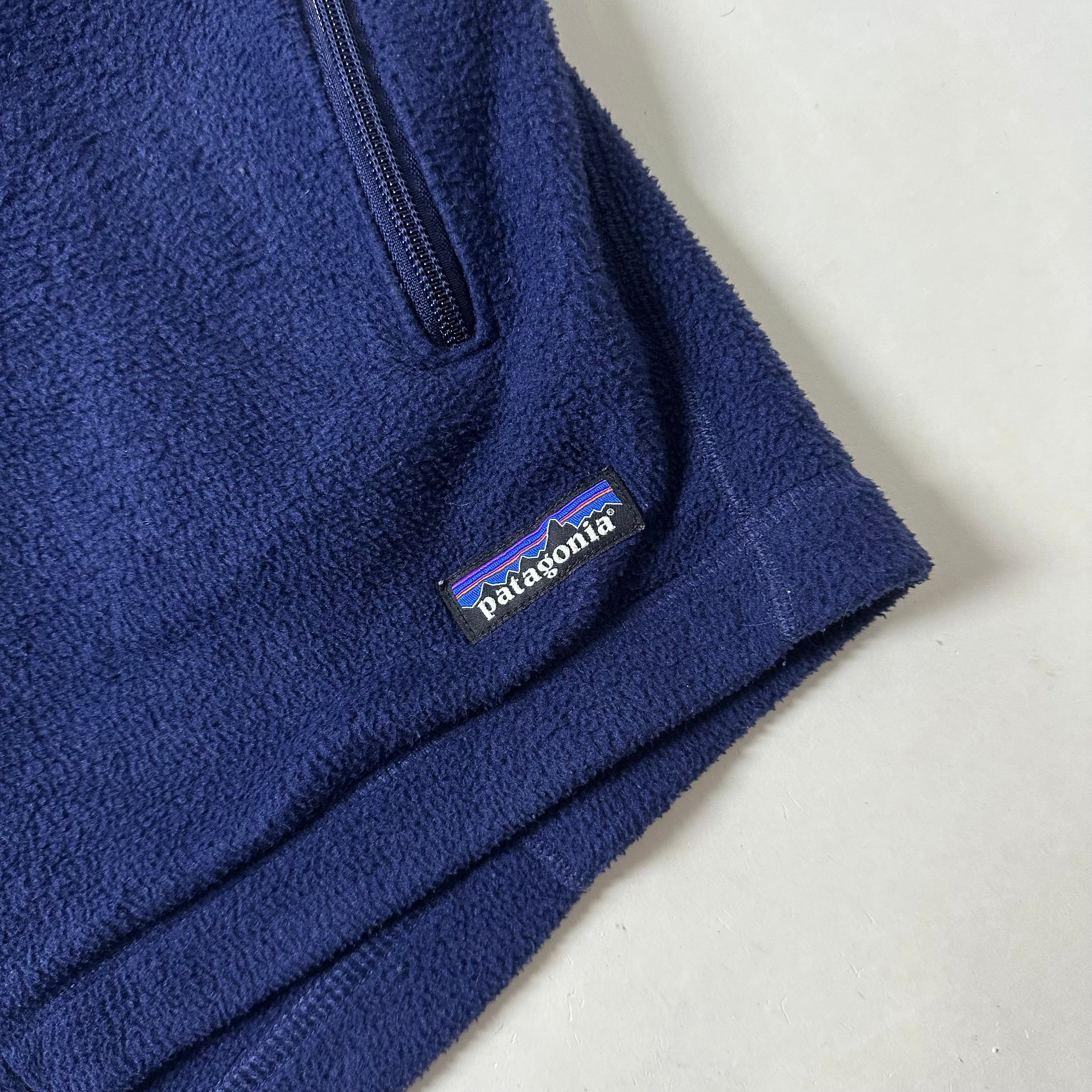 Patagonia Men’s Synchilla Fleece Vest In Dark Navy Blue (Size Large)