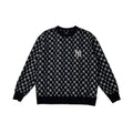 MLB NY Yankees Monogram Crewneck Sweatshirt in Black Small on tag (Best Fit Medium)