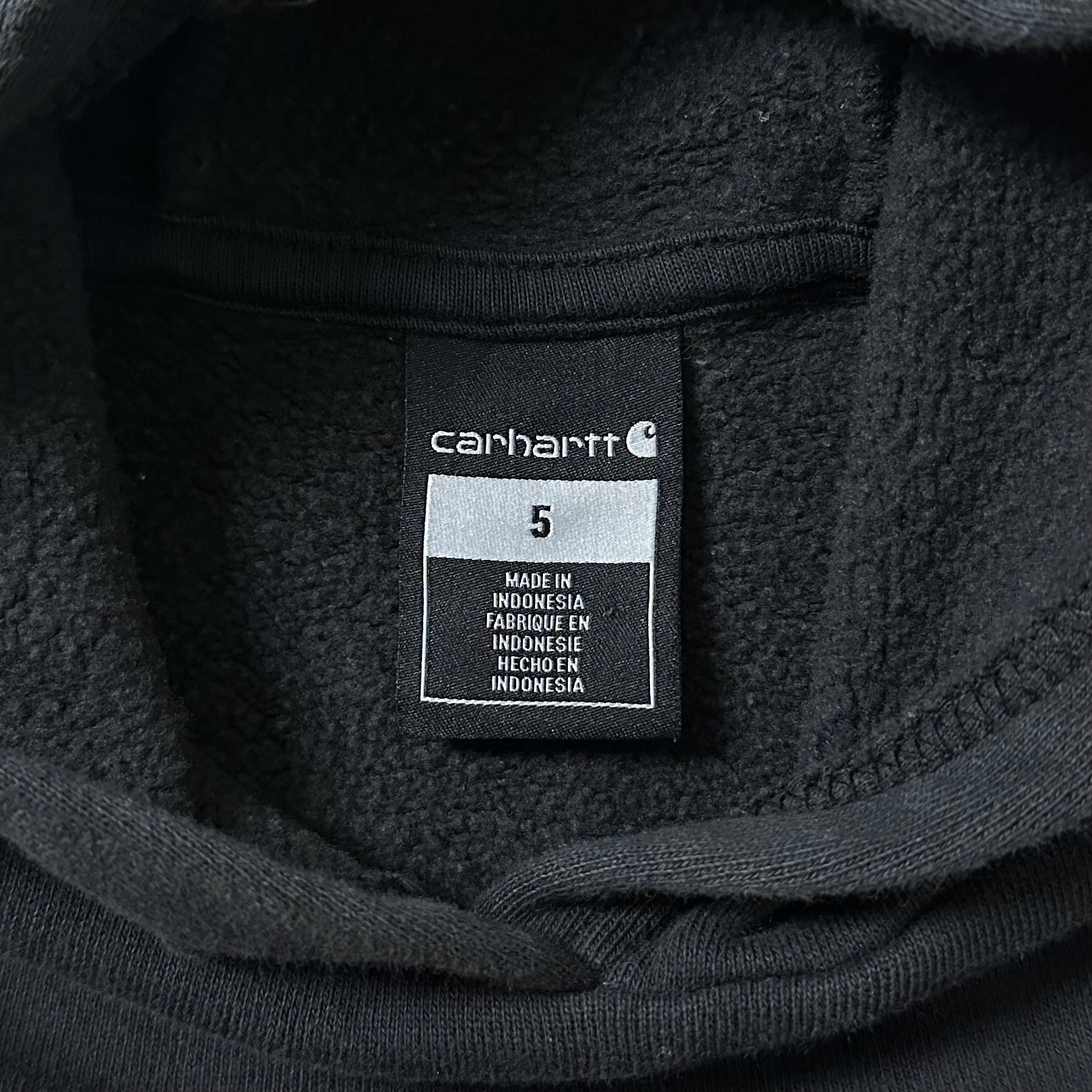 Carhartt Pullover Hoodie Jacket in Black for Kids (Size 5)