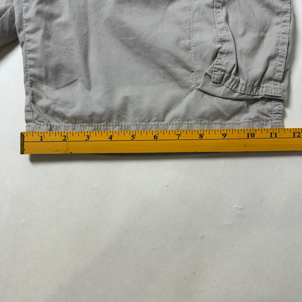 Big Sky Cargo Shorts in Light Gray (Size 36) — SOLD