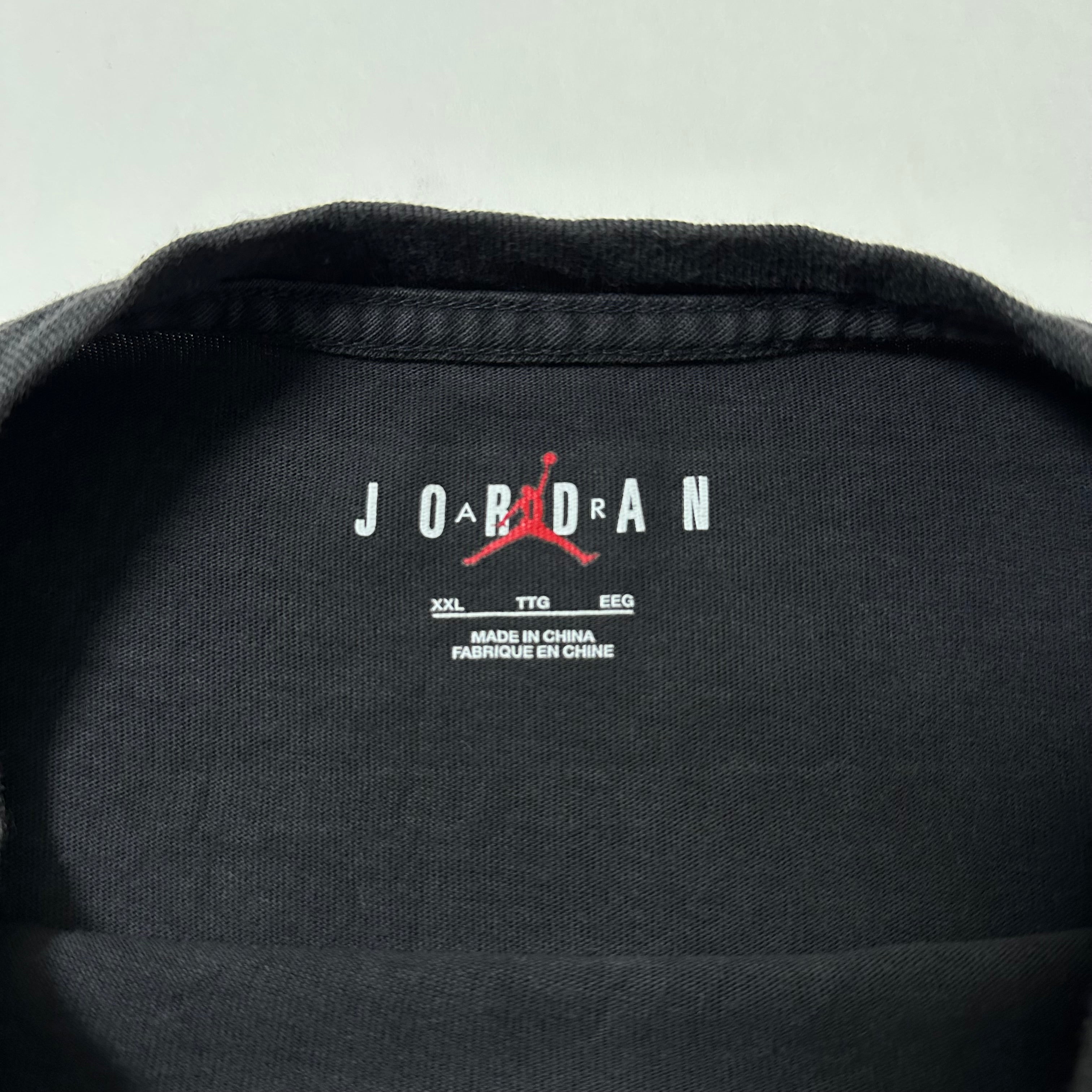Air Jordan FW22 LogoT T-shirt Dark Gray Size XL