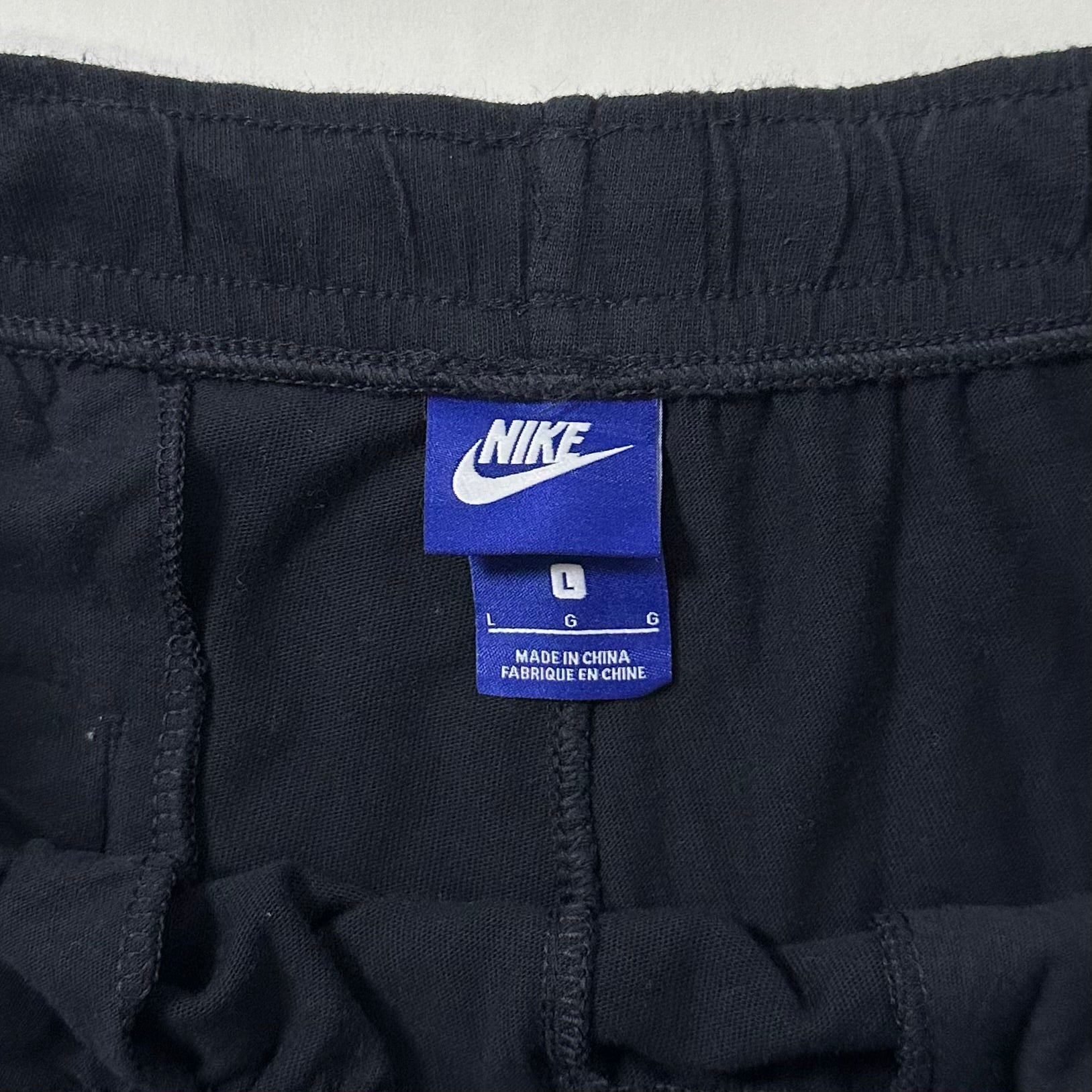 Nike Men's Sportswear Club Fleece open-hem Black Sweatpants (Size 32-36) - SOLD
