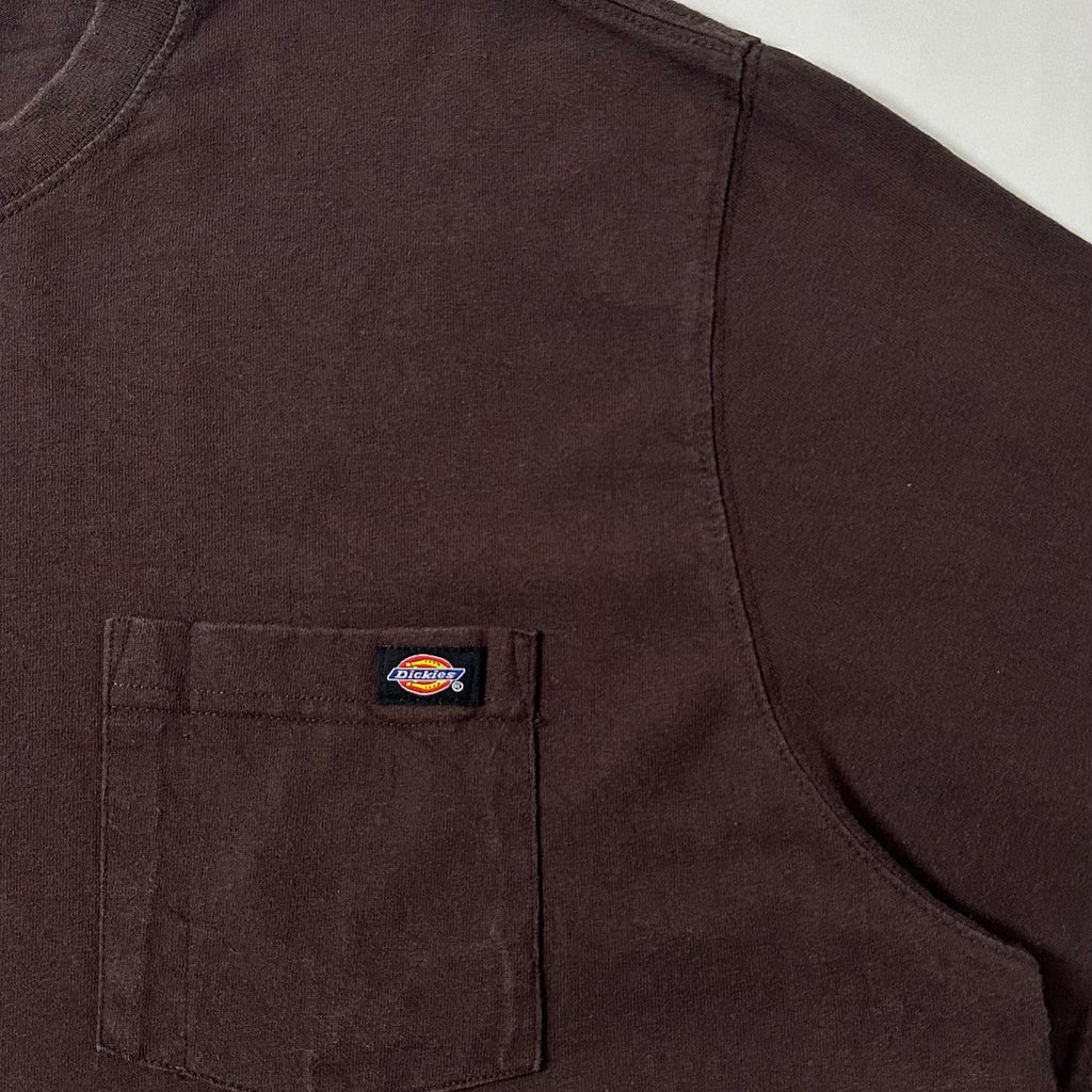 Dickies Pocket T-shirt in Choco Brown (Size 3XL)