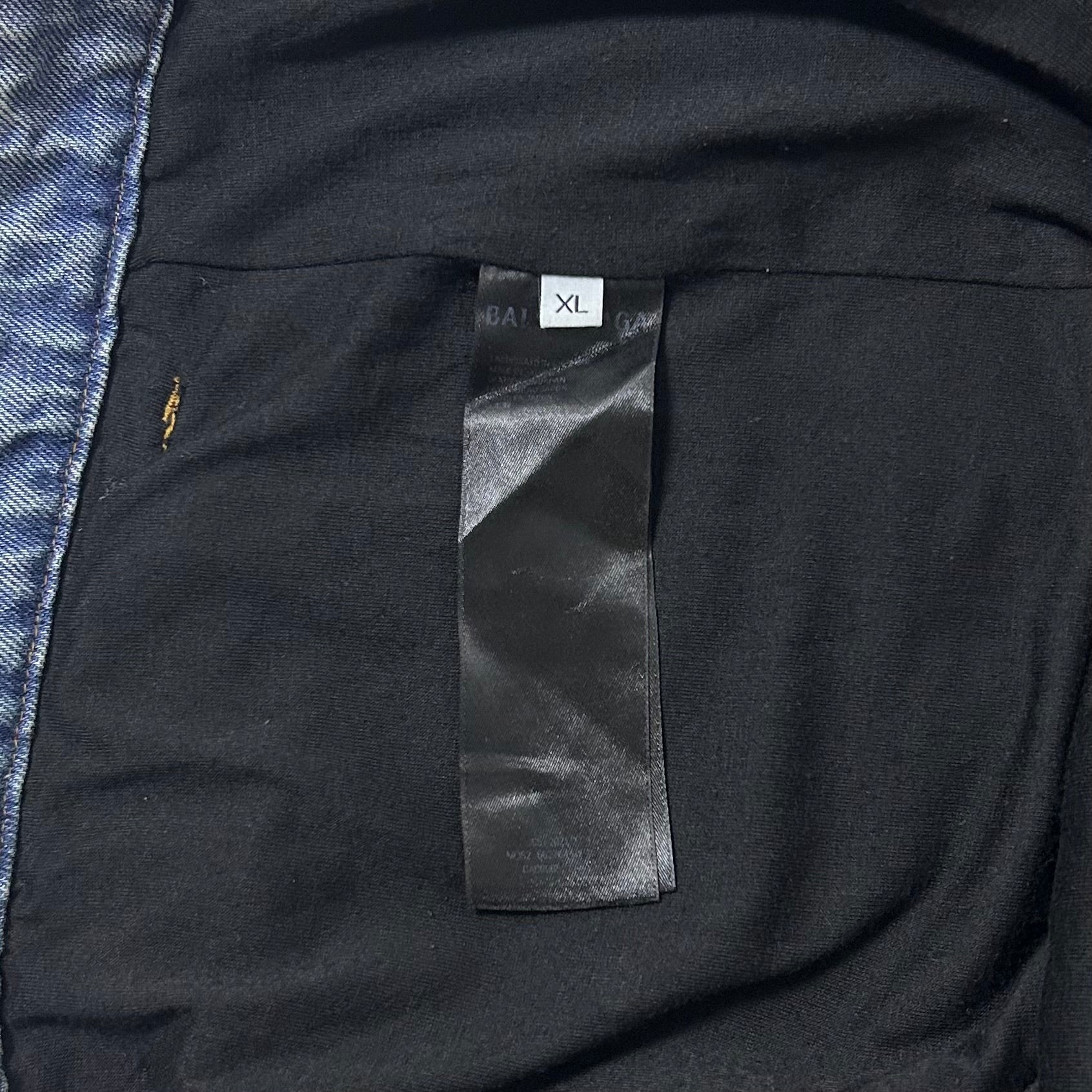 Balenciaga "Afterworld" Slashed Track pants Jeans washed denim (Size 36) OFF only - SOLD