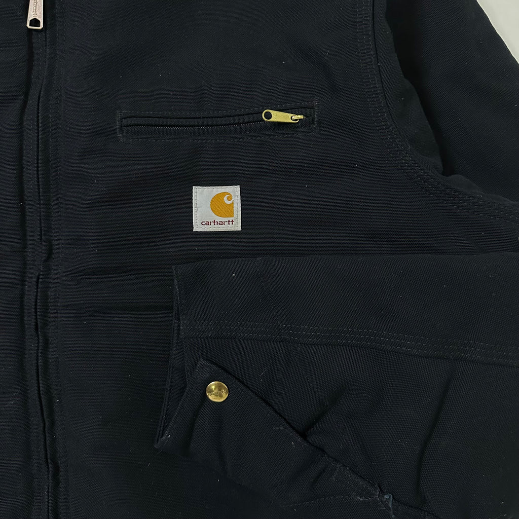Carhartt J001 BLK Detroit Jacket Black Large