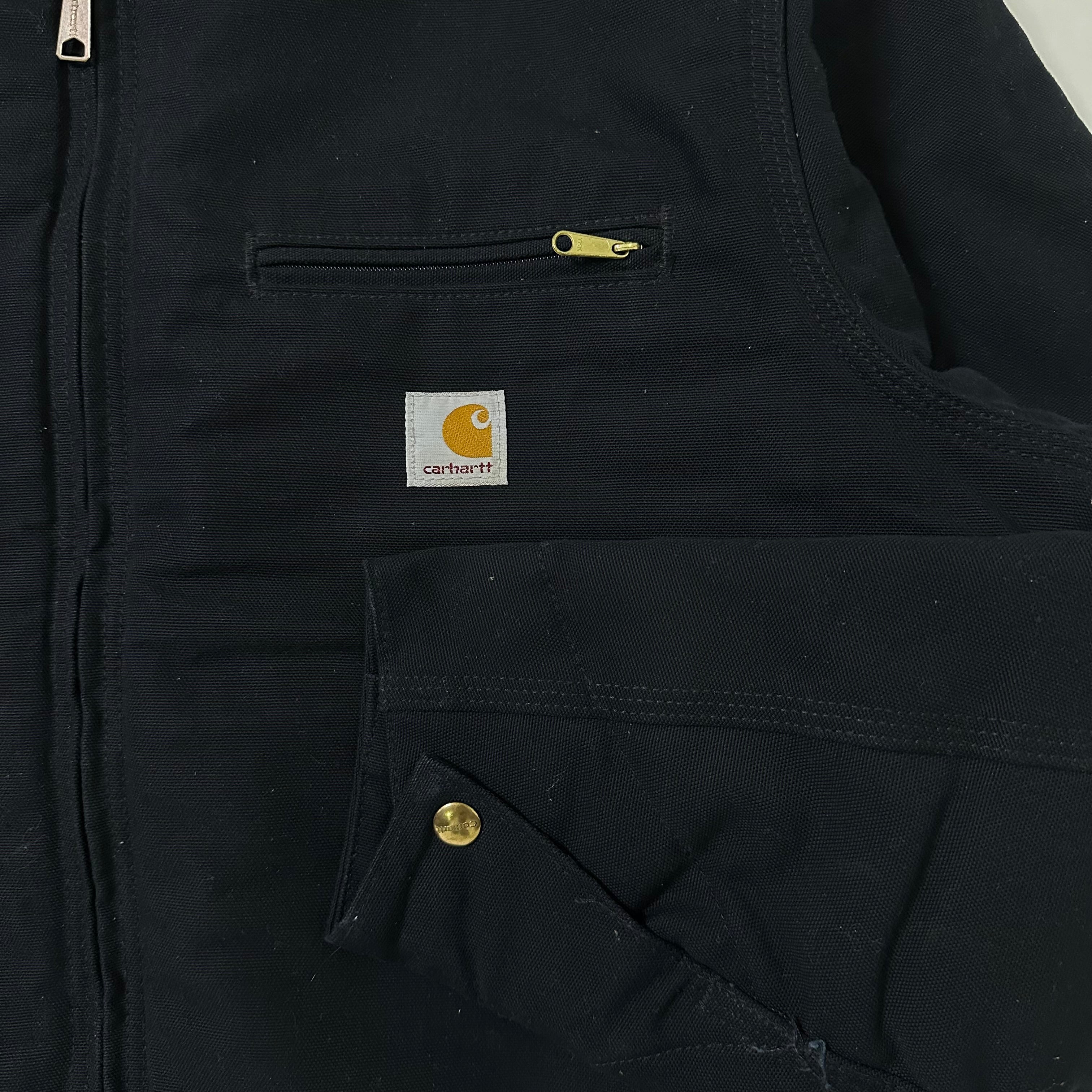 Carhartt J001 BLK Detroit Jacket Black Large