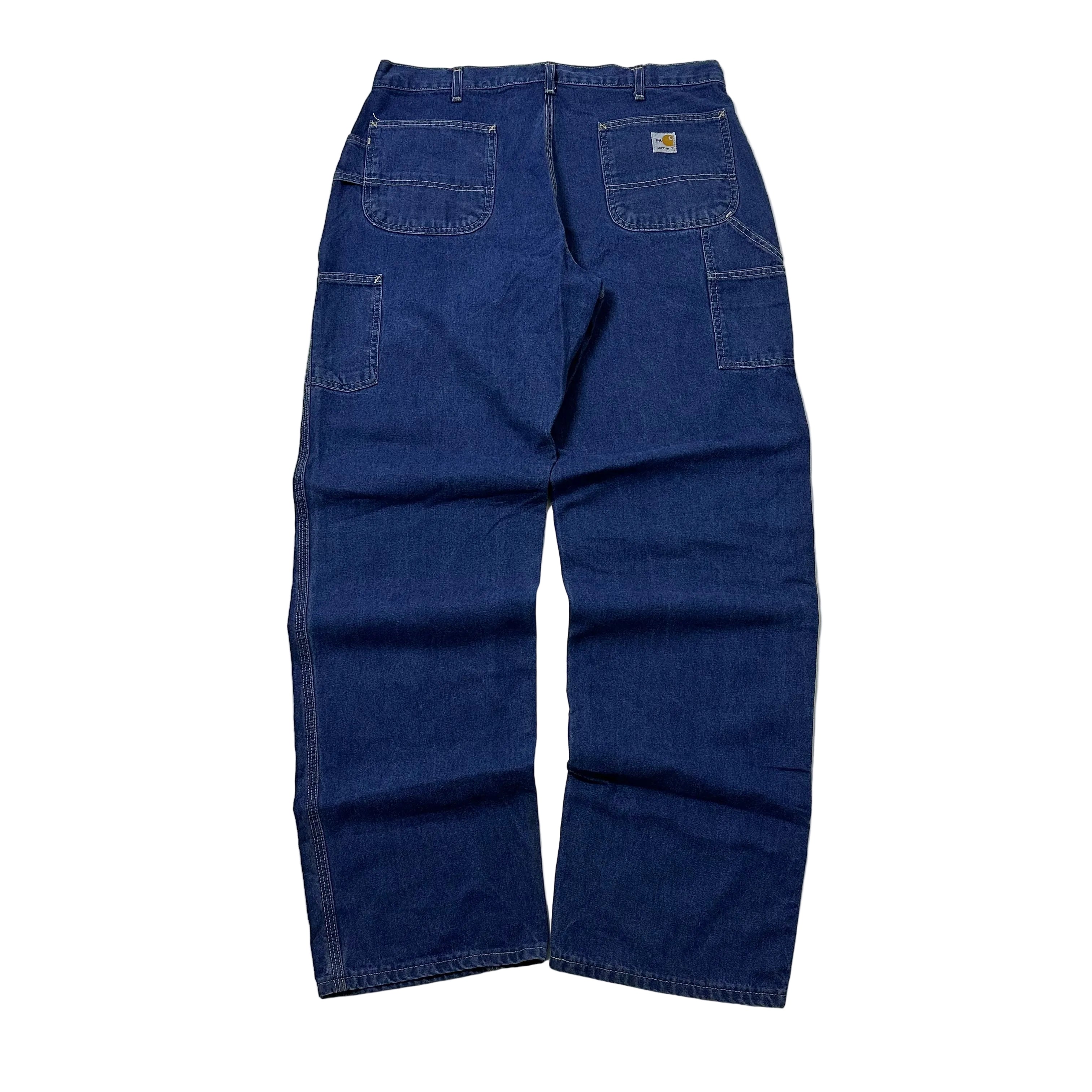 Carhartt Flame-Resistant Denim Carpenter Pants Size 38