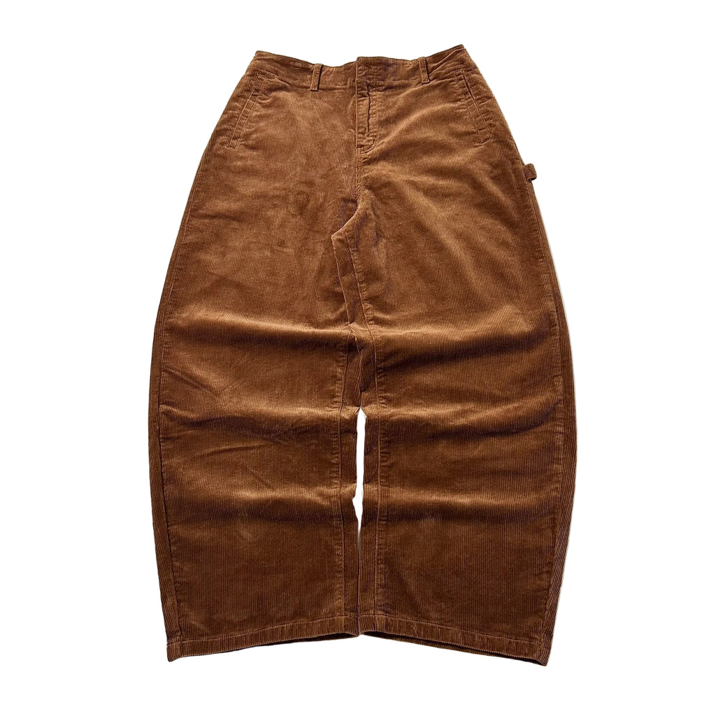 BRAND-NEW Urbanic London Lush Corduroy Carpenter Baggy Pants in Reddish Brown (Size 32-36)