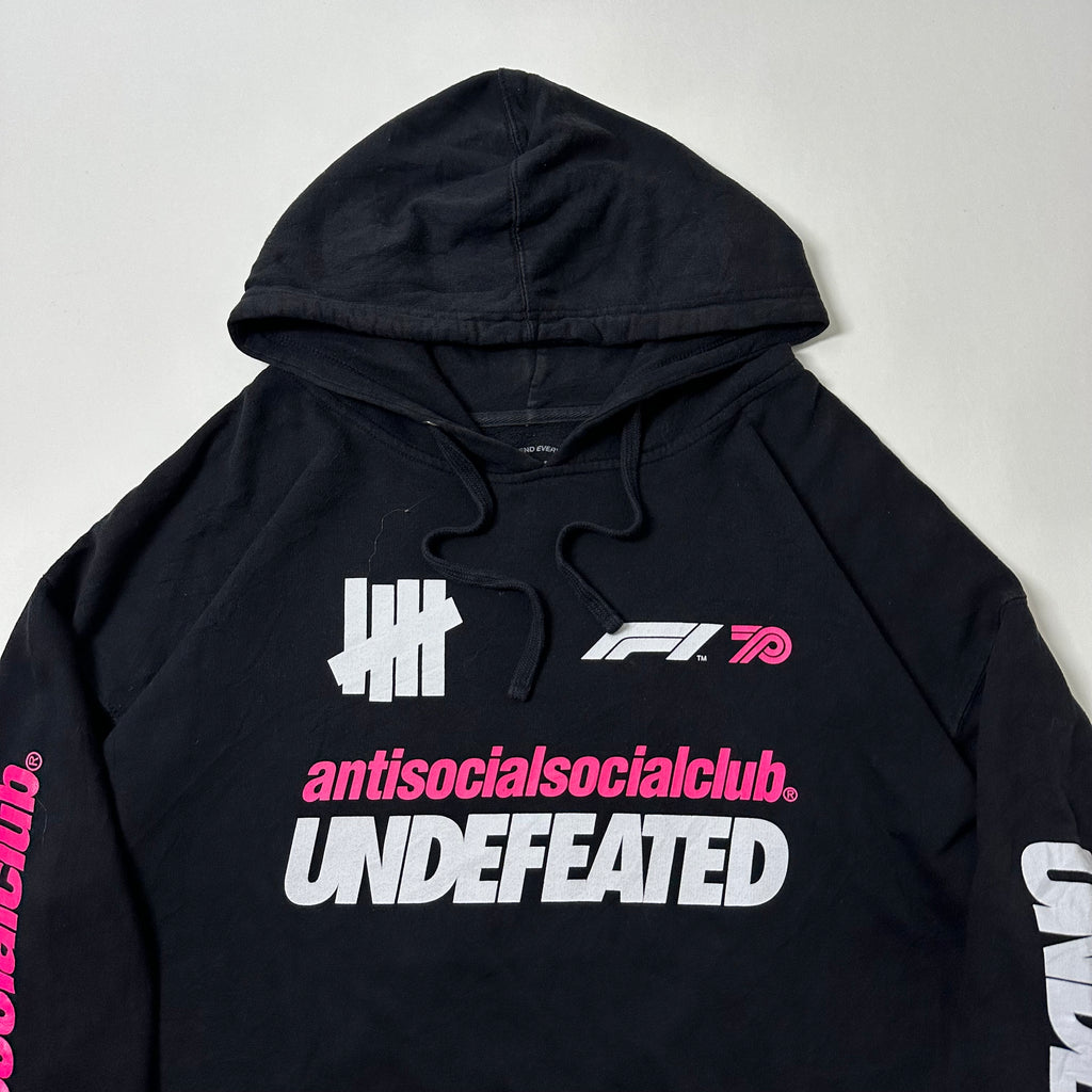 ASSC x Undefeated x F1 Hoodie Jacket in Black (Size 2XL)