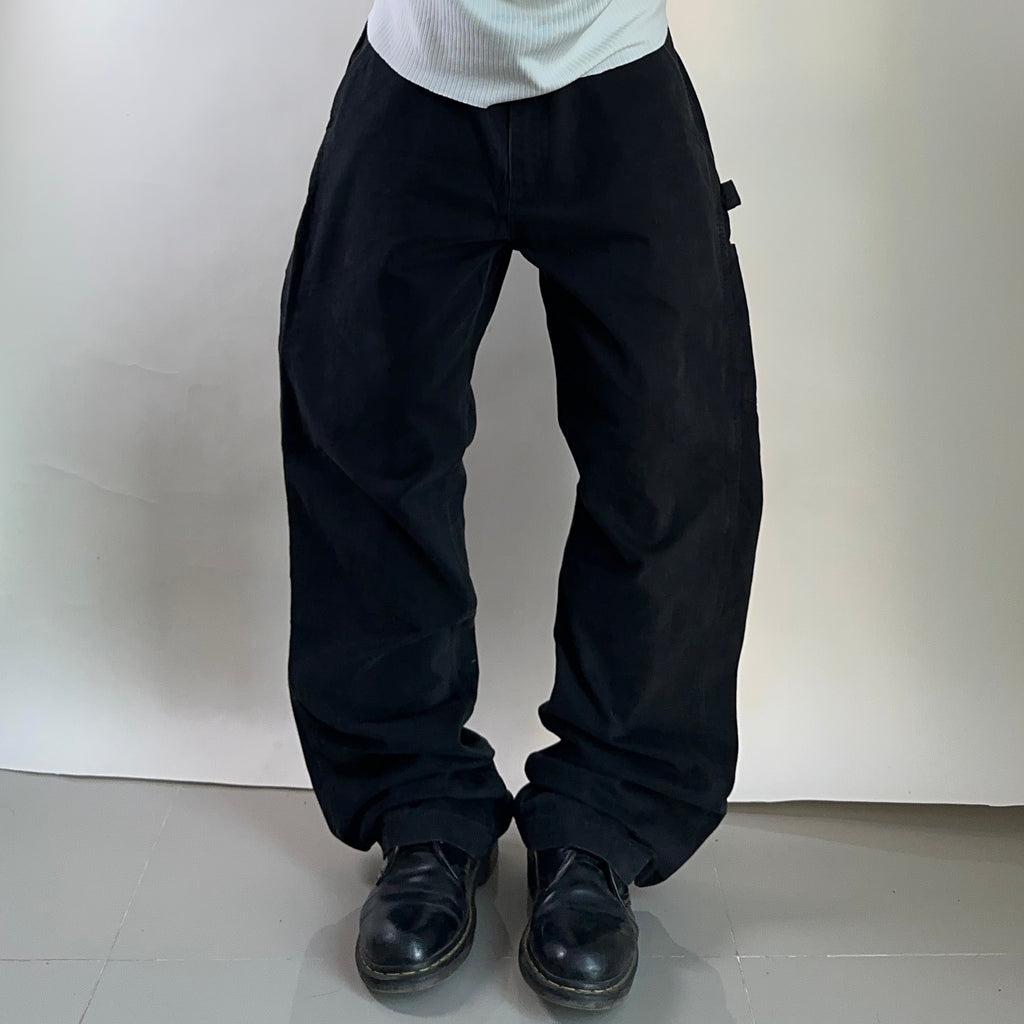 Carhartt Relaxed Fit Carpenter Pants Black Size 36