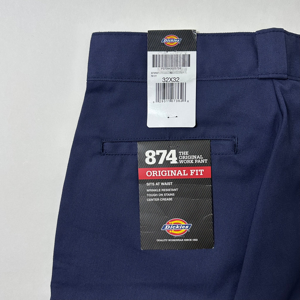 Brand New Dickies 874 Original Fit Pants Navy Size 32