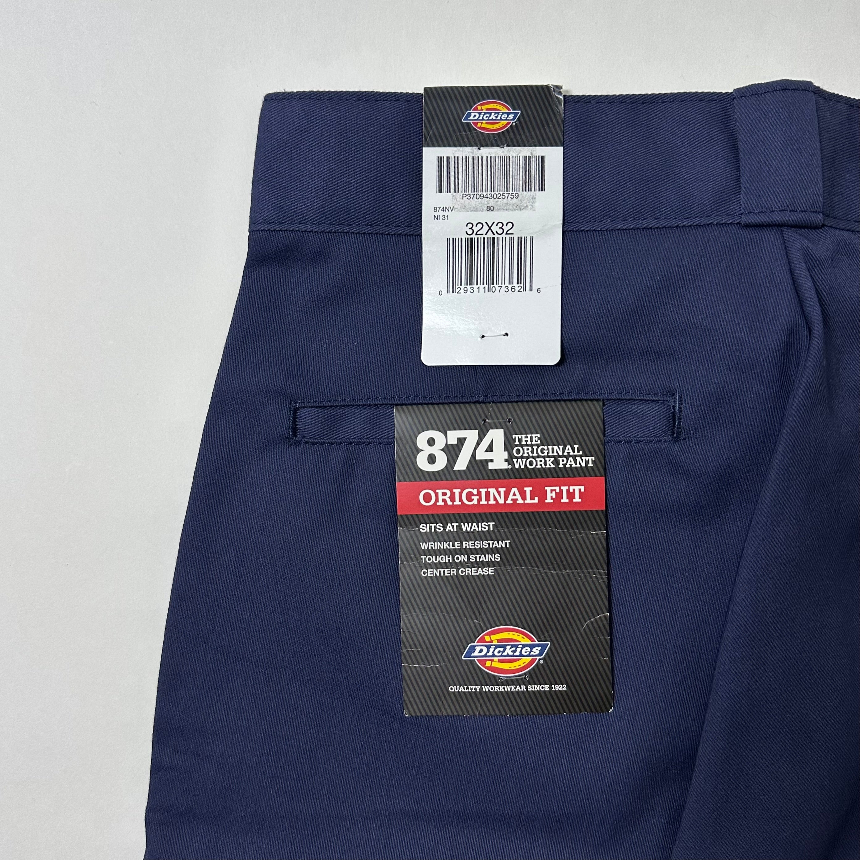 Brand New Dickies 874 Original Fit Pants Navy Size 32