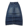 Random Baggy Jeans in Dark Blue Washed (Size 30)