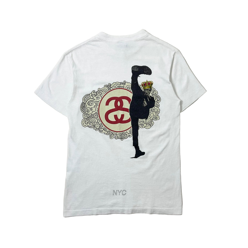 Vintage Stussy “Bruce Lee” NYC Chapter Limited Edition T-shirt in White (Size Small)