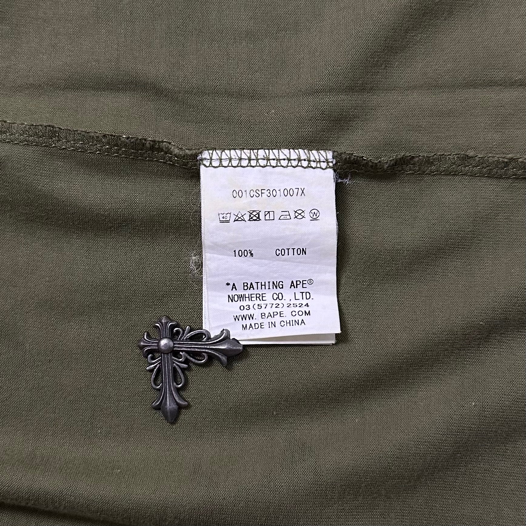 BAPE Shark First Camouflage T-shirt XL