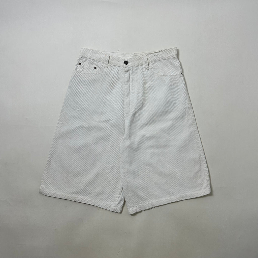 RRY White Corduroy Jorts (Size 32) - SOLD