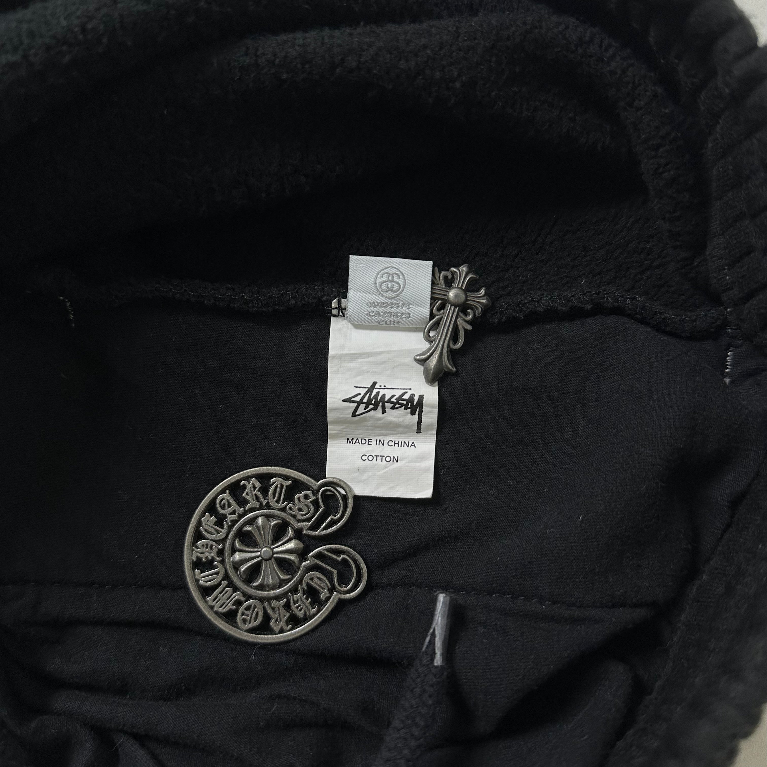 Stussy Sweat Shorts Embroidered Logo in Black (Size 30-38)