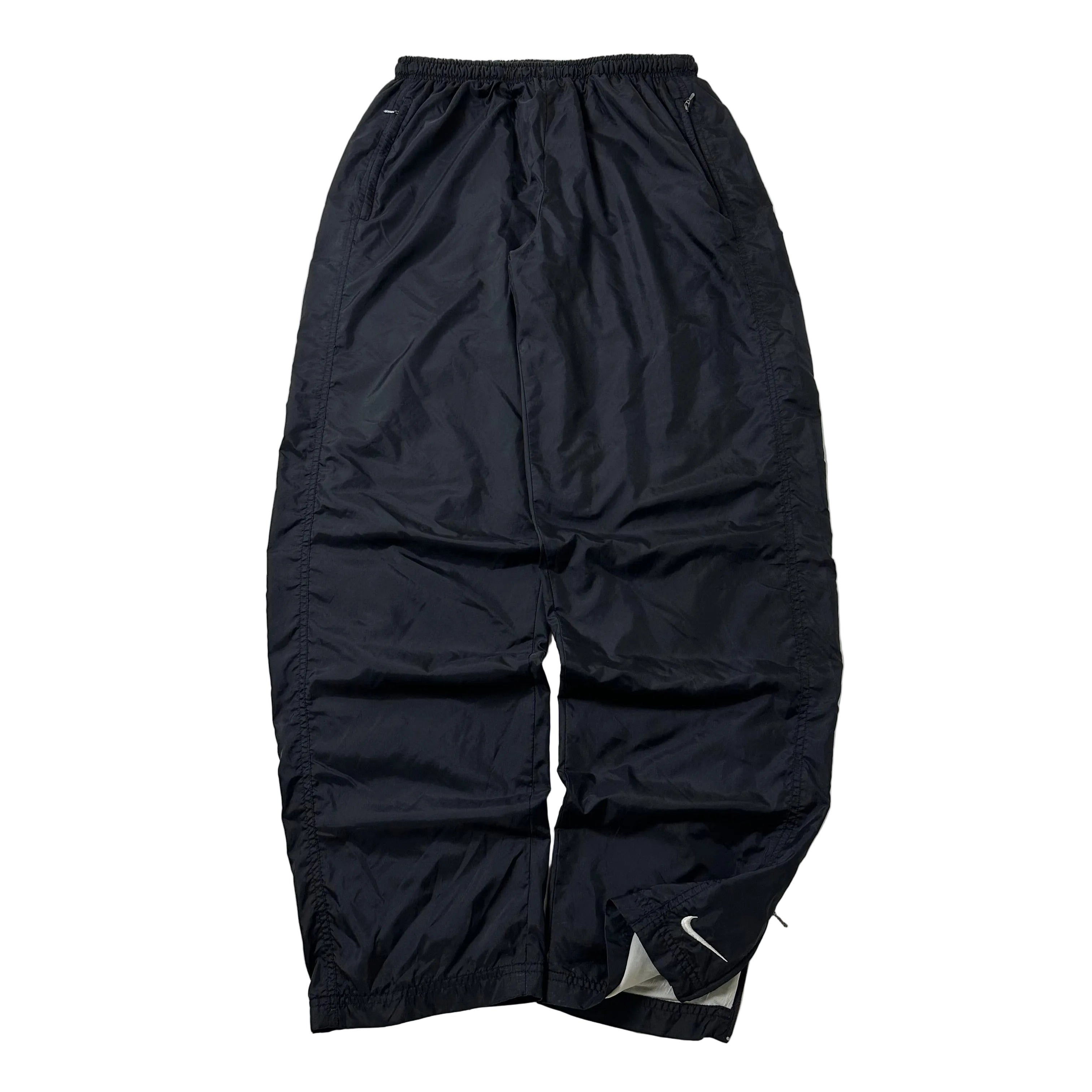 Vintage Nike Track Pants in Black (Size 28-36)