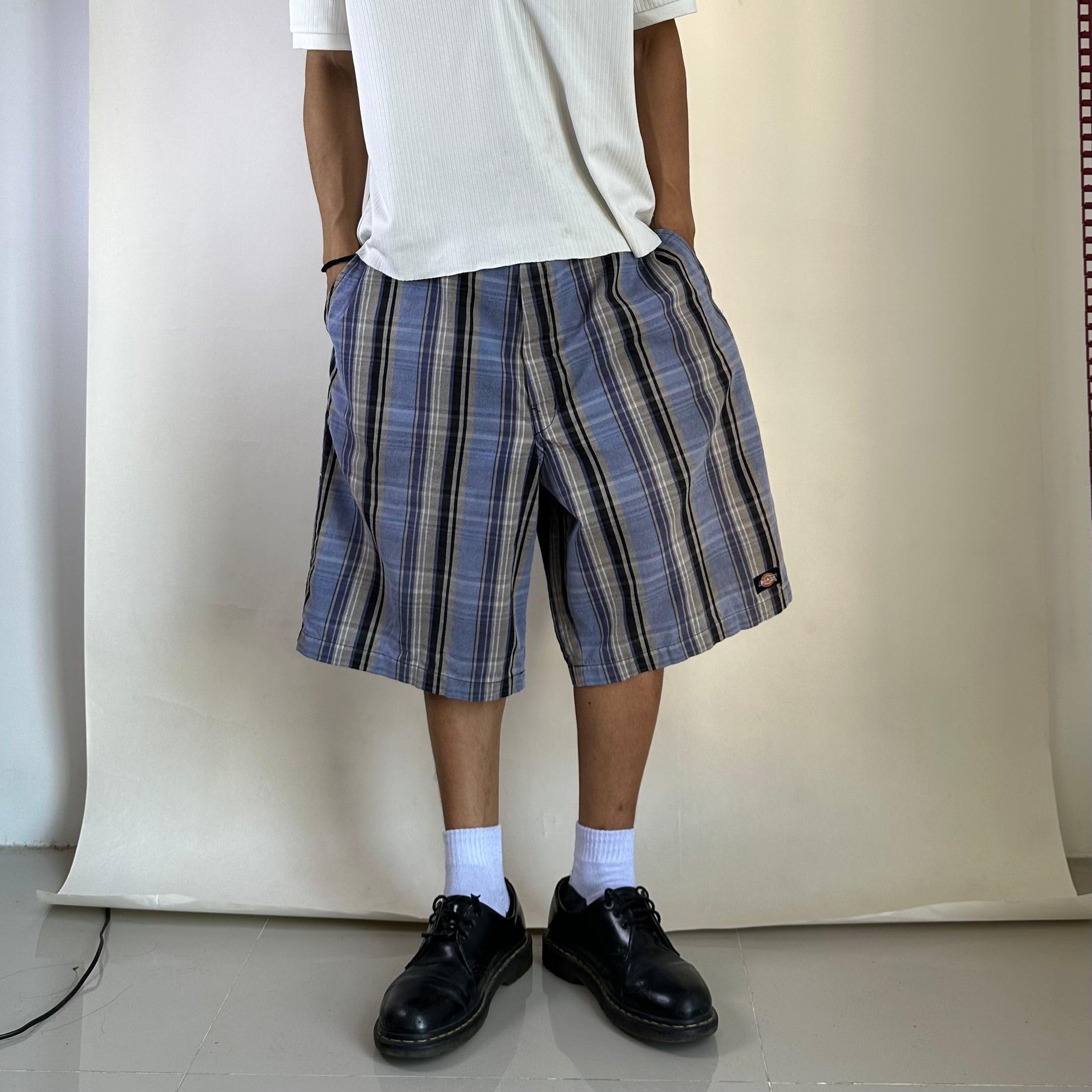 Dickies Double Patch Checkered Plaid Shorts (Size 42) - SOLD