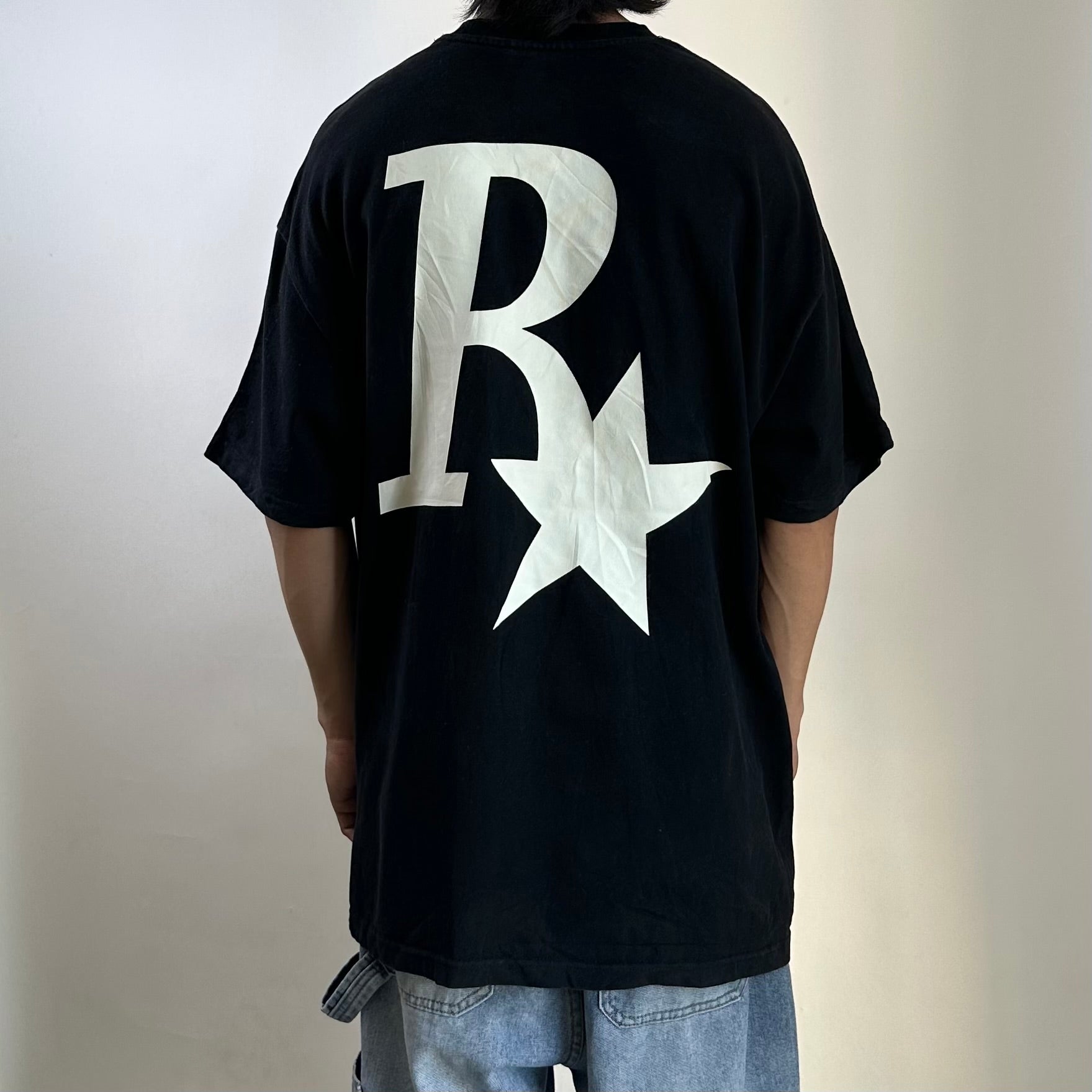 Rass Star Logo Above the Dream T-shirt Black (Size XL) - SOLD