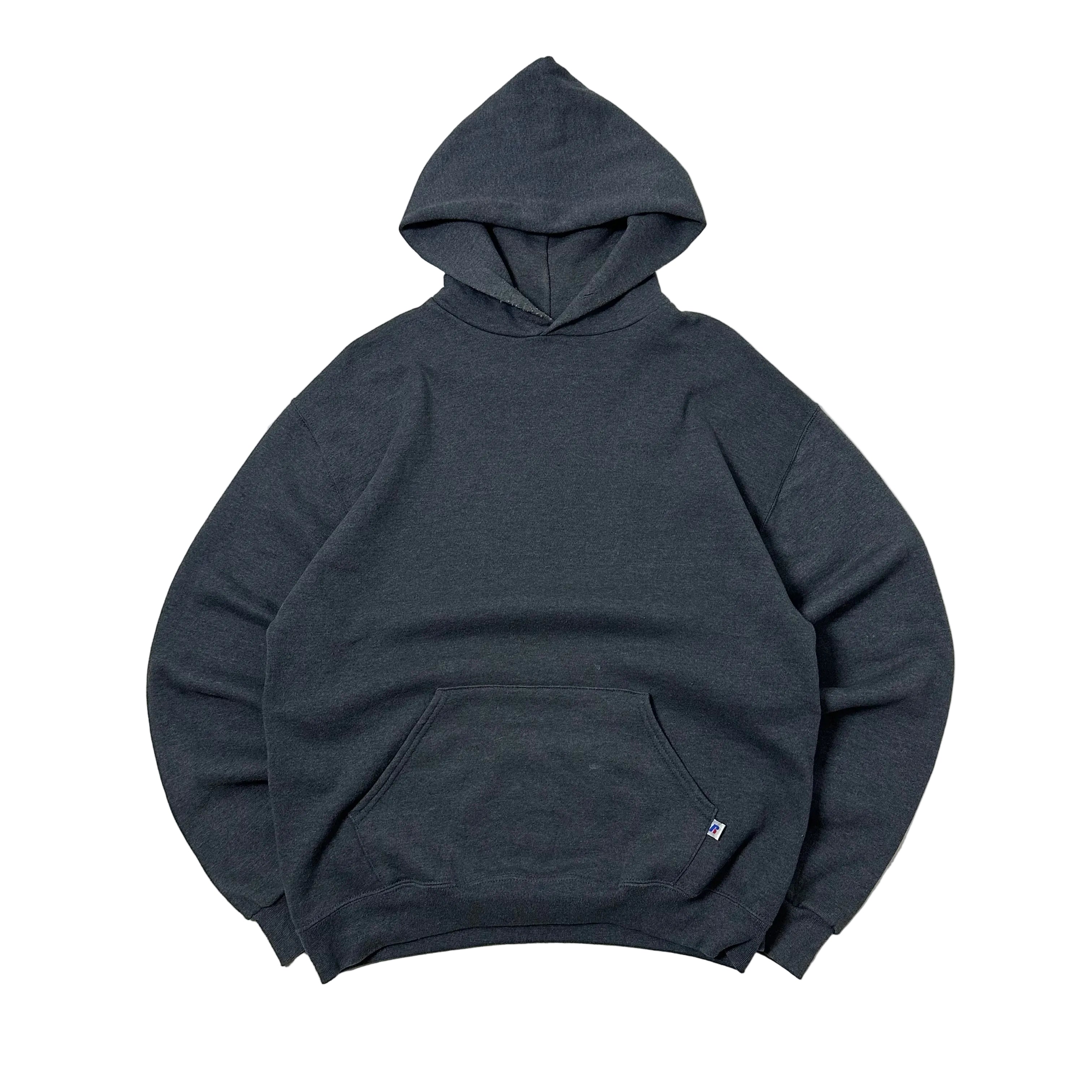 2000's Russell Athletic Hoodie Jacket Charcoal Gray Size Large