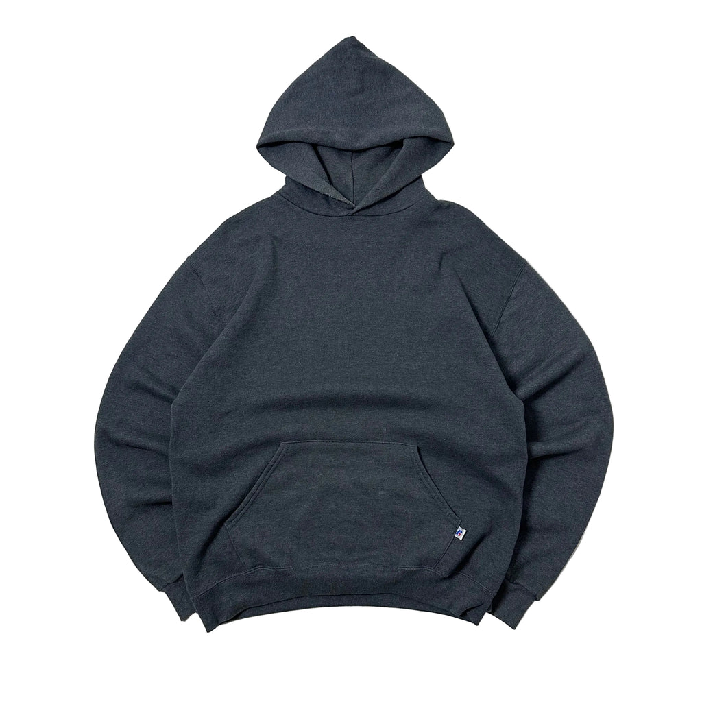 2000’s Russell Athletic Hoodie Jacket Charcoal Gray Size Large