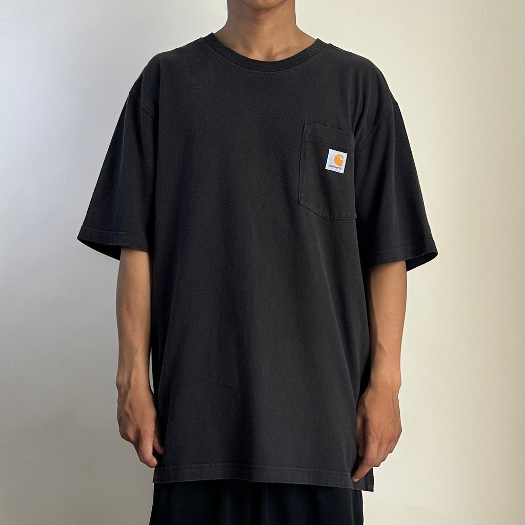 Carhartt K87 Pocket T-shirt Black Size Medium (Fits Large) - SOLD