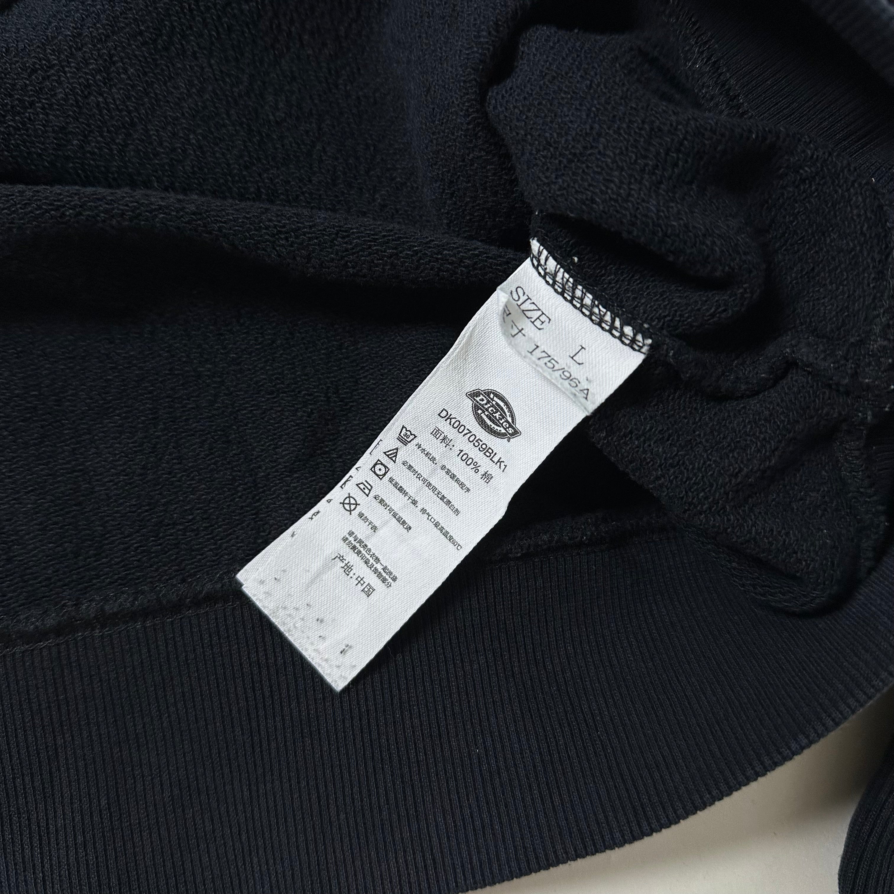 DICKIES Crewneck Sweatshirt in Black (Size Large)