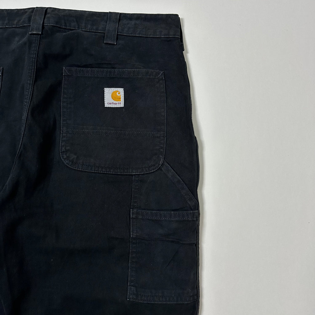 Carhartt Relaxed Fit Carpenter Pants Black Size 36