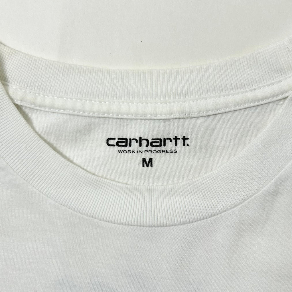 Carhartt WIP Scratch T-shirt in White Size Medium (Fits Large) - SOLD