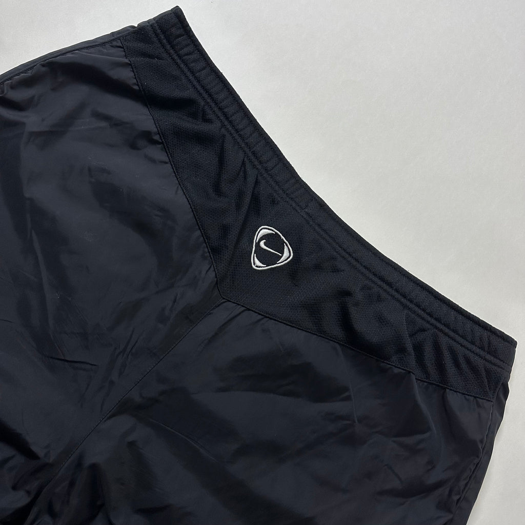 NIKE Y2K Embroidery Swoosh Track Pants in Black (Size 34-40)