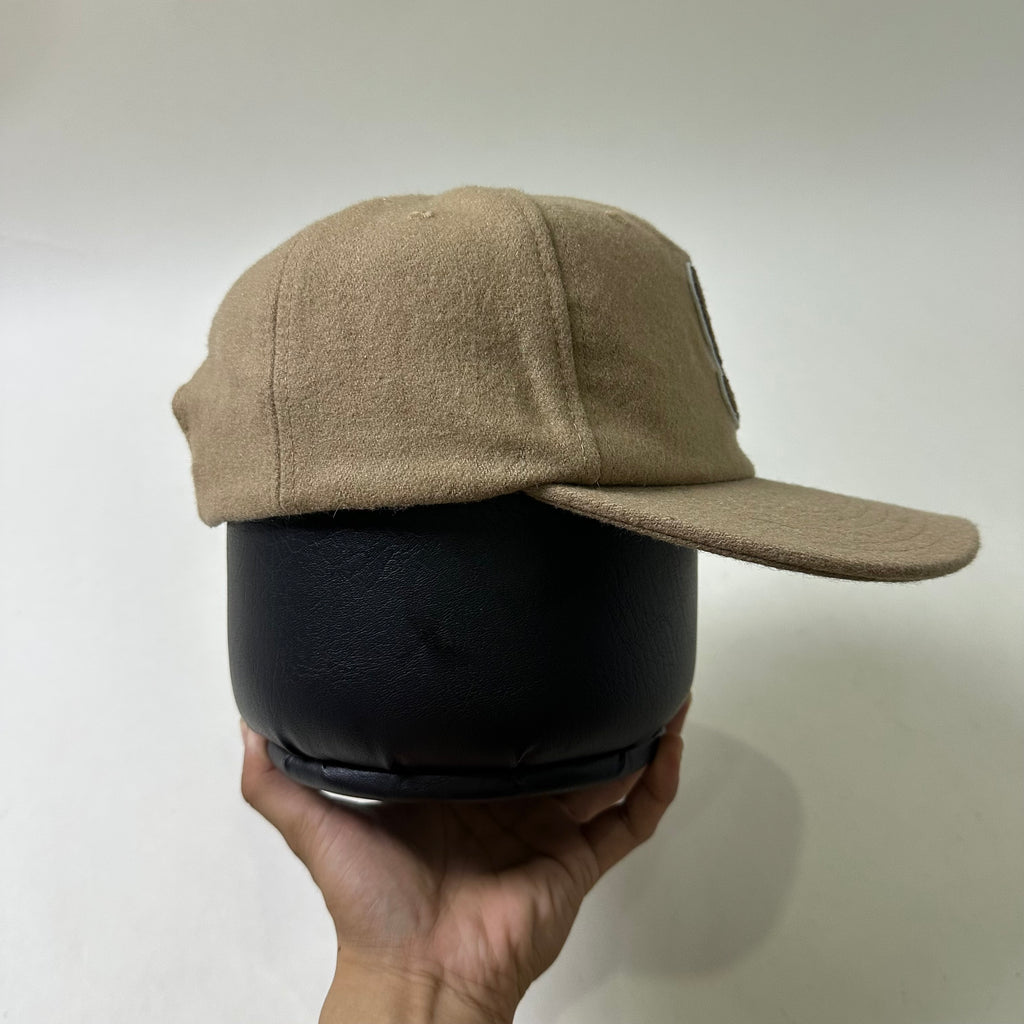 COTTON:ON “S” Logo Patch Soft Wool-blend Snapback Baseball Cap in Light Brown (One Size)