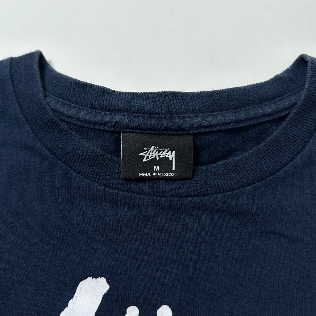 Stussy World Tour T-shirt in Navy Medium