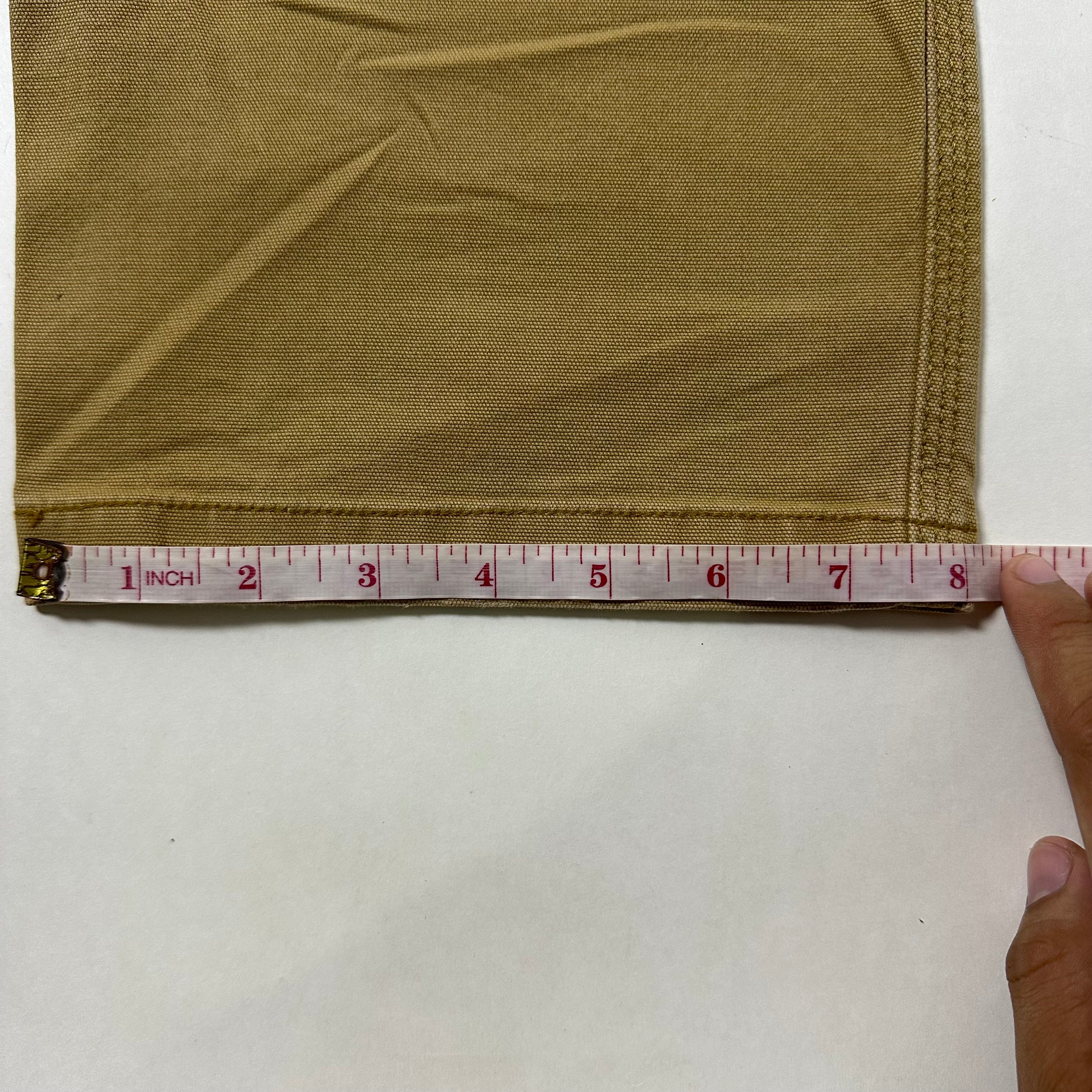 Carhartt Double-Knee Relaxed Fit Pants Brown Size 35