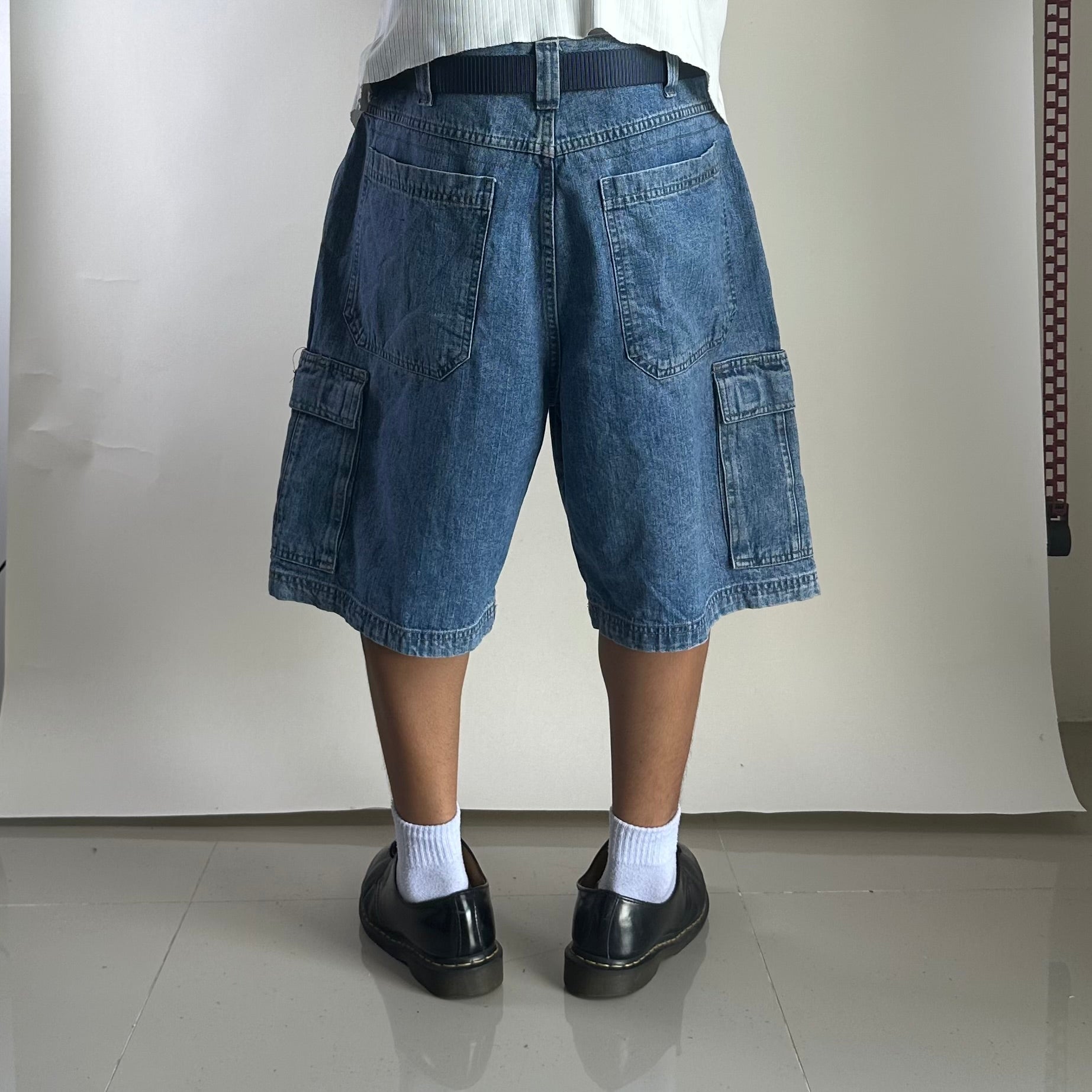 Wrangler Cargo Denim Jorts (Size 34) — SOLD