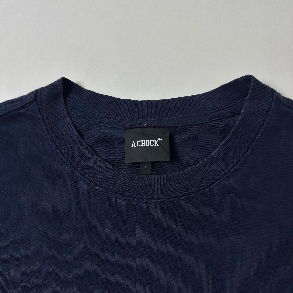 A Chock Oversized T-Shirt in Navy Blue (Size Large)