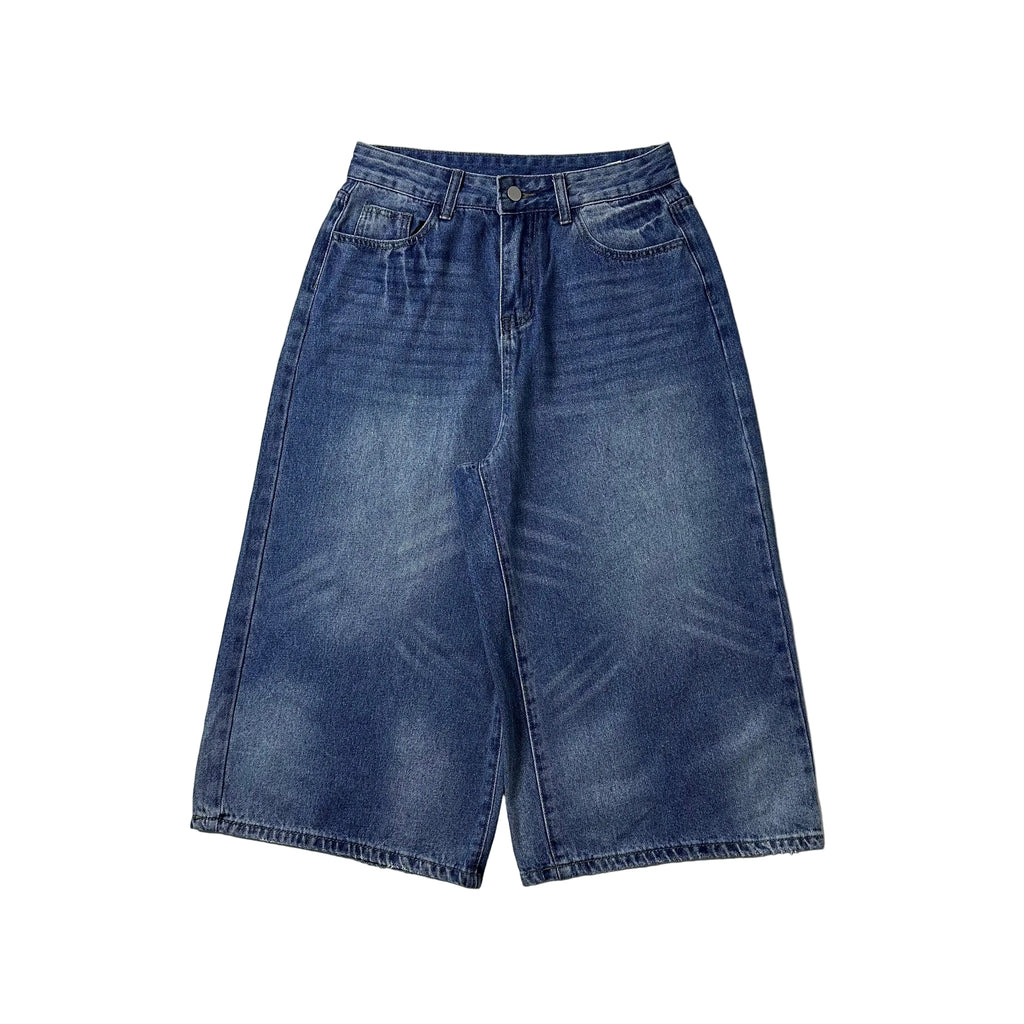 Random Baggy Long Jorts Washed Blue (Size 28)