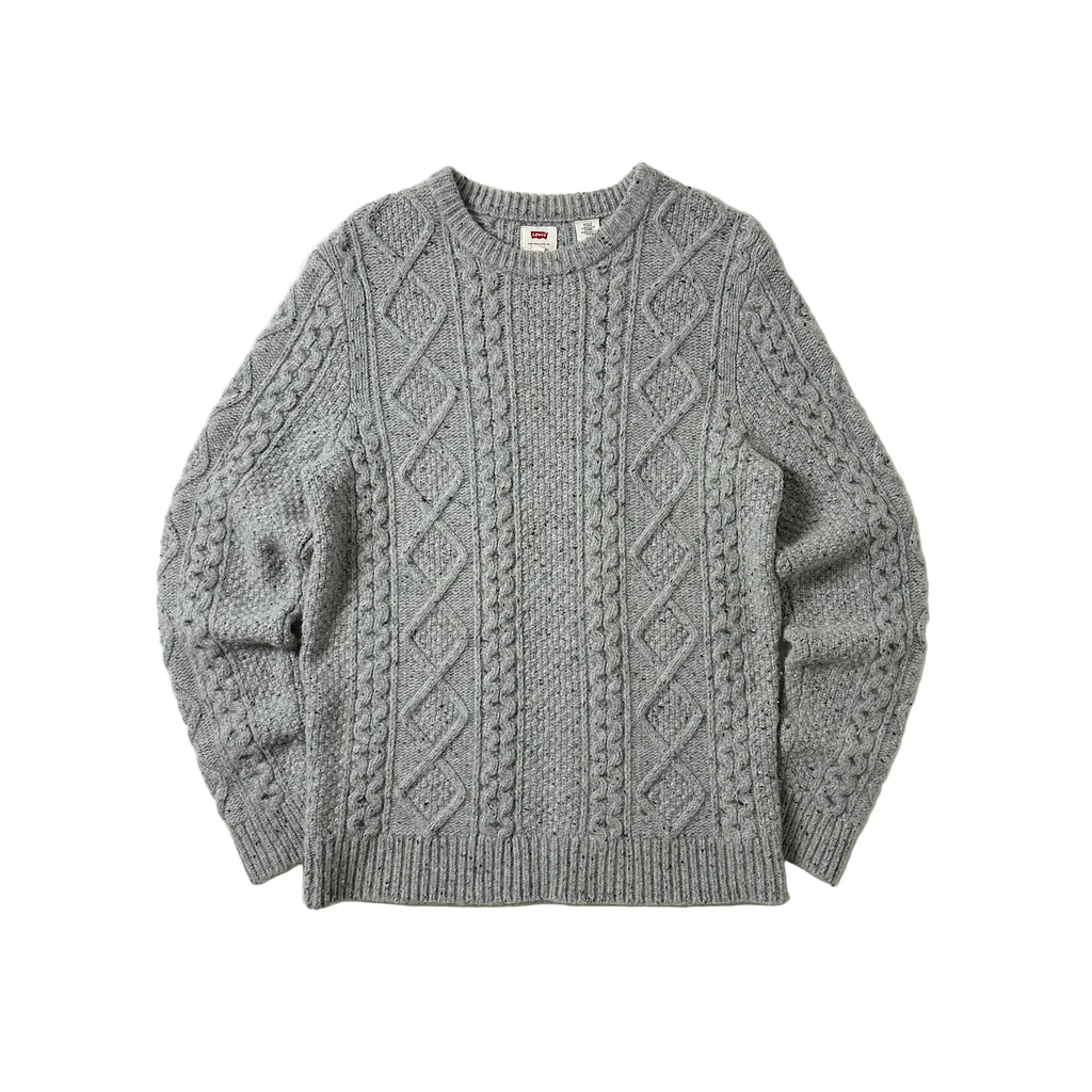 Levi’s Wool-blend Knitted Sweater in Gray (Size Large)