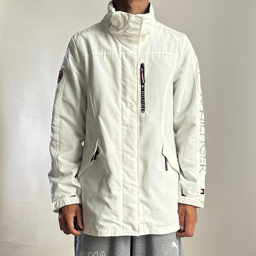 Tommy Hilfiger Women’s 3-in-1 All Weather System Jacket in White (Size Small)
