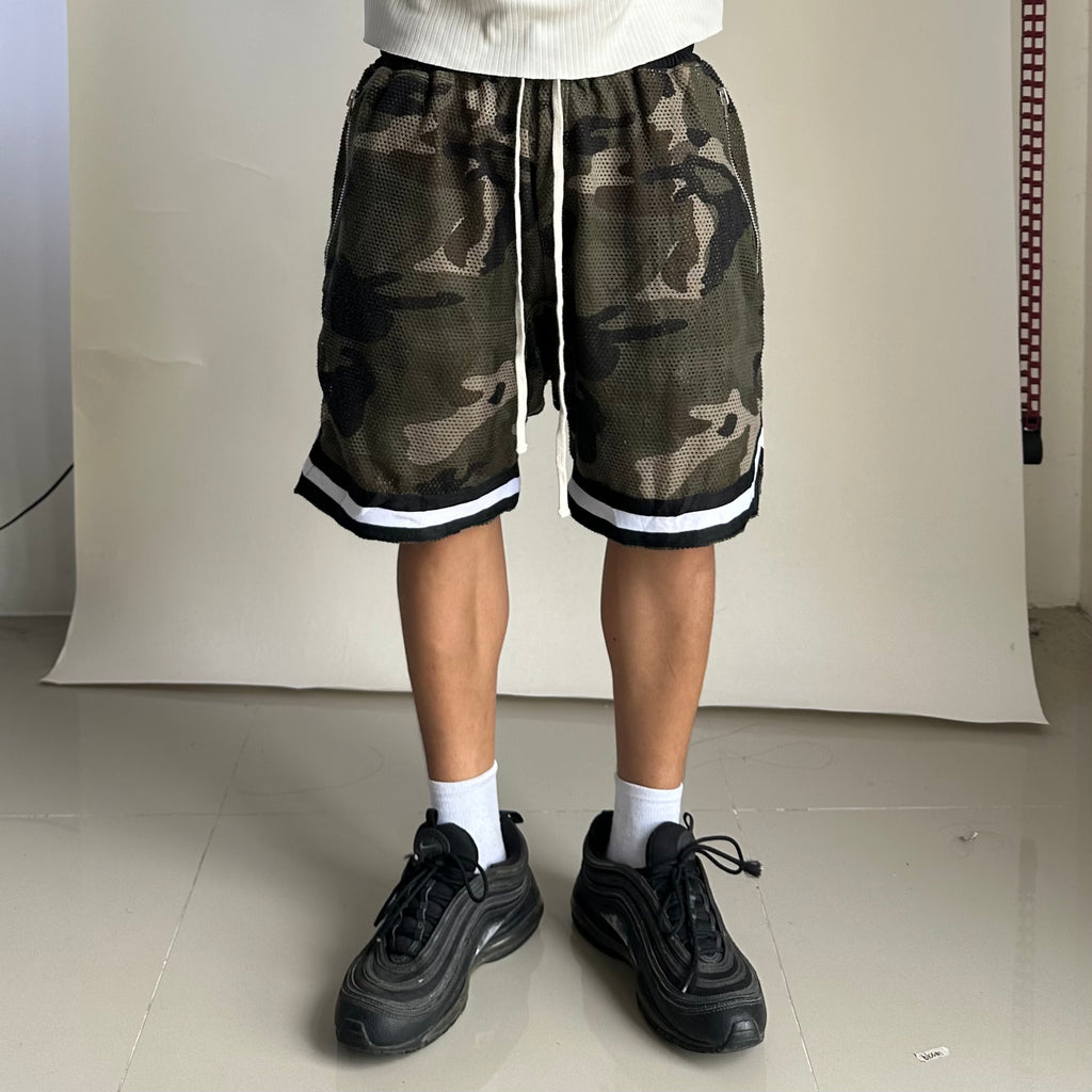 BO ESSENTIALS & YE Camouflage Mesh Shorts (Size 26-38)