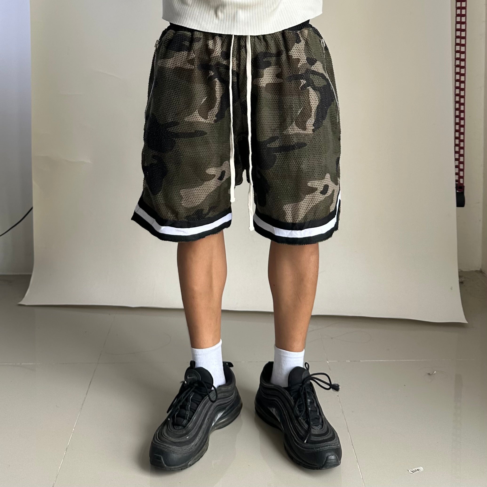 BO ESSENTIALS & YE Camouflage Mesh Shorts (Size 26-38)