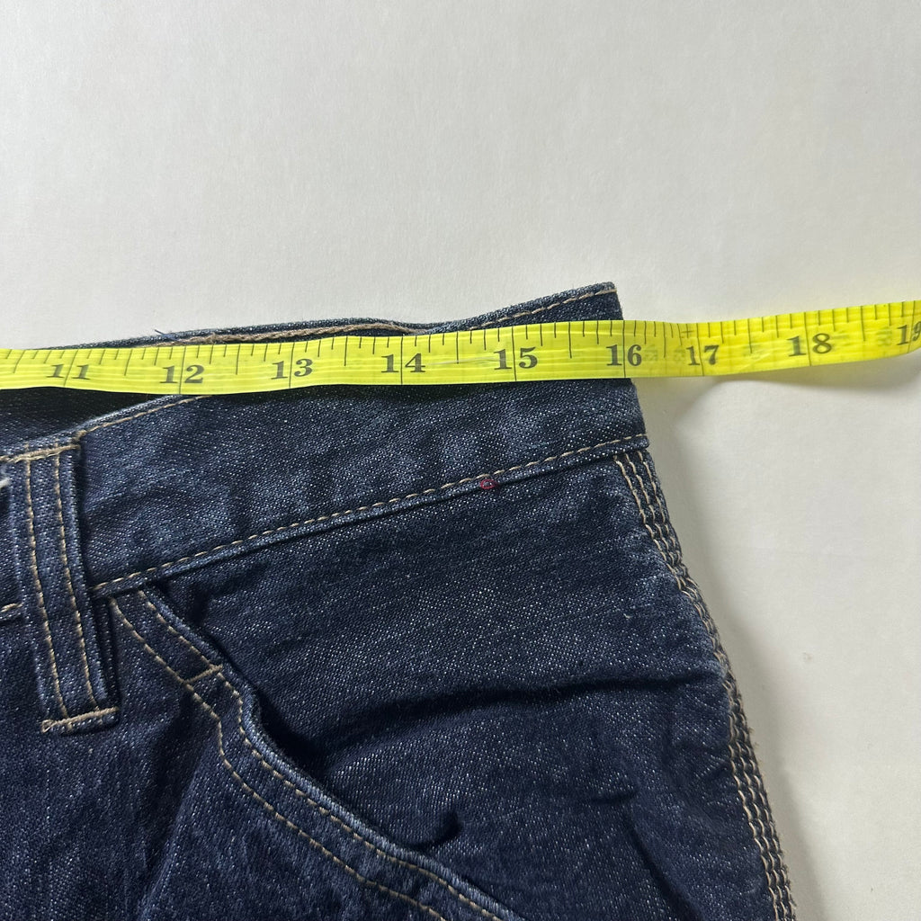 Faded Glory Carpenter Pants Fleece-lined in Dark Indigo (Size 32)