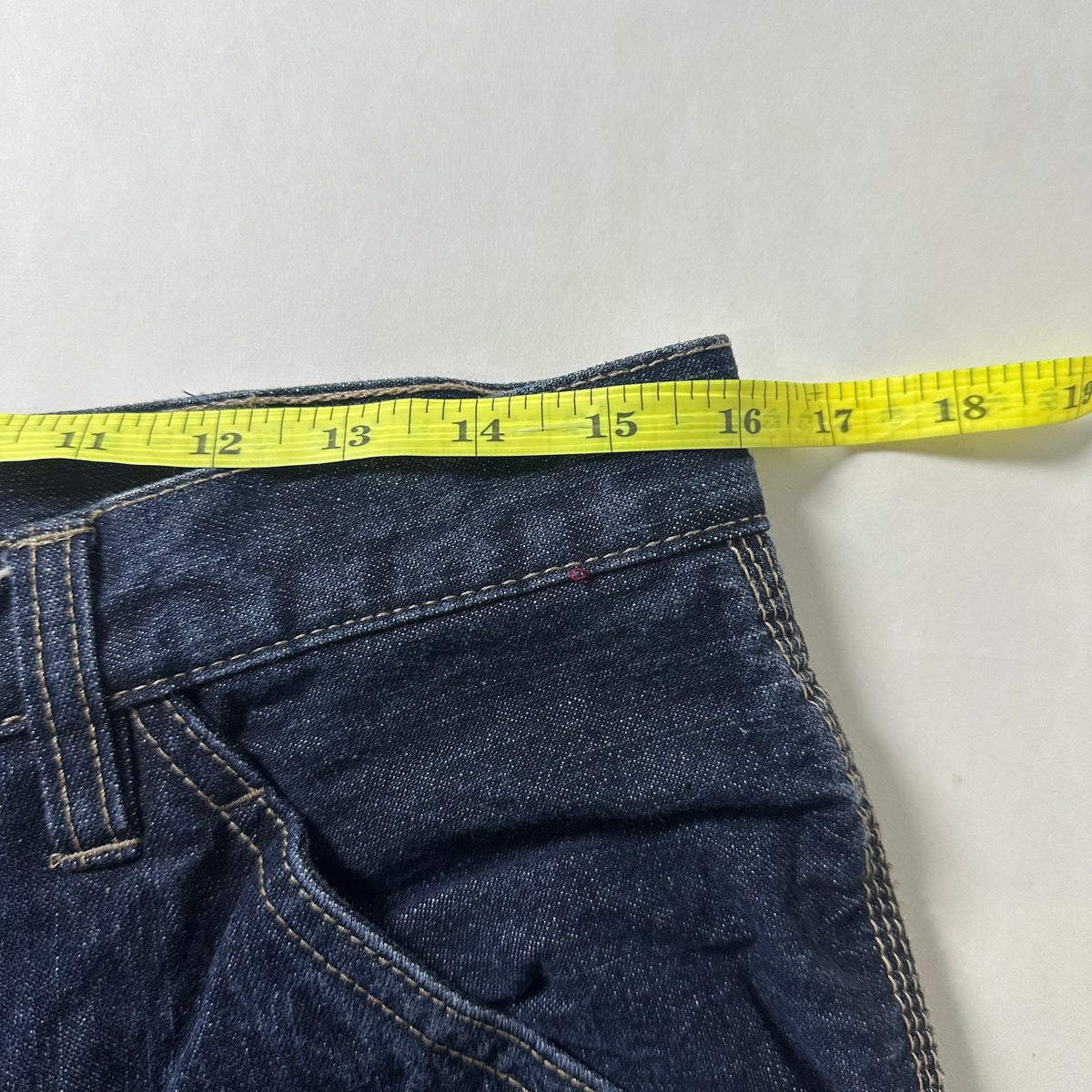 Faded Glory Carpenter Pants Fleece-lined in Dark Indigo (Size 32)