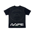 AAPE by A Bathing Ape Big Logo T-shirt in Black Size Small (Fits Medium)