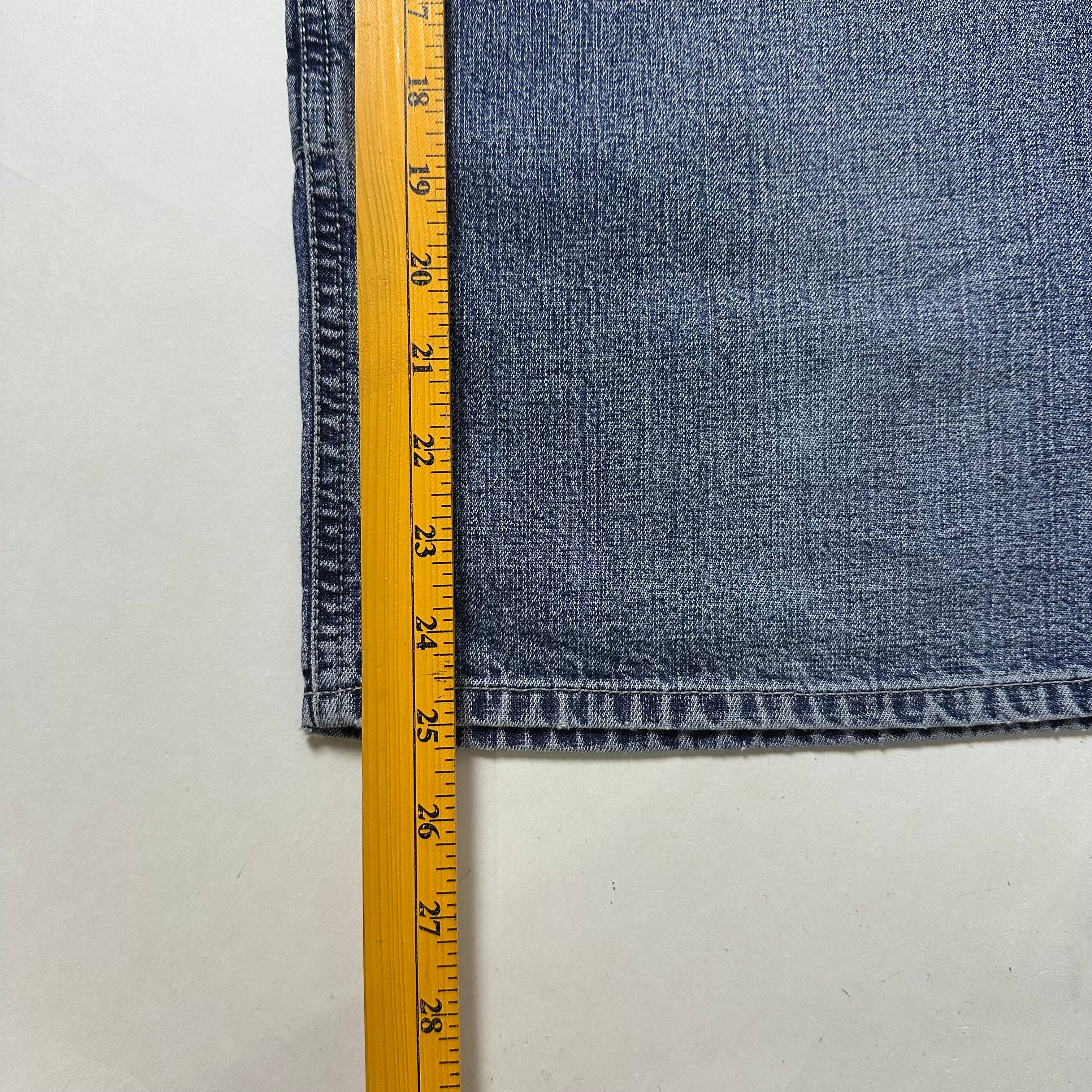 NAUTICA Y2K Baggy Carpenter Jorts in Wash Blue (Size 38)