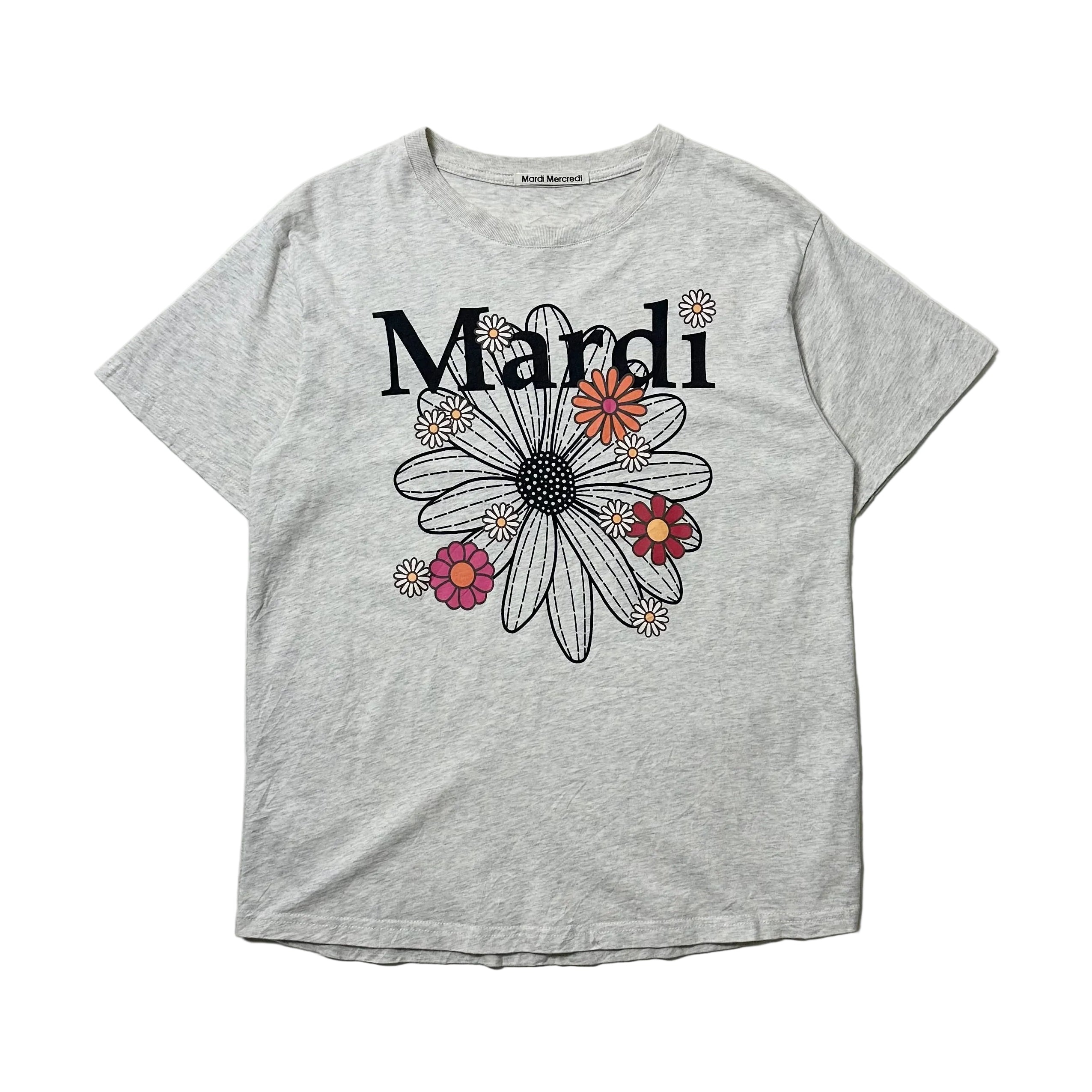 Mardi Mercredi T-shirt Flowermardi Blossom in Gray (One Size)